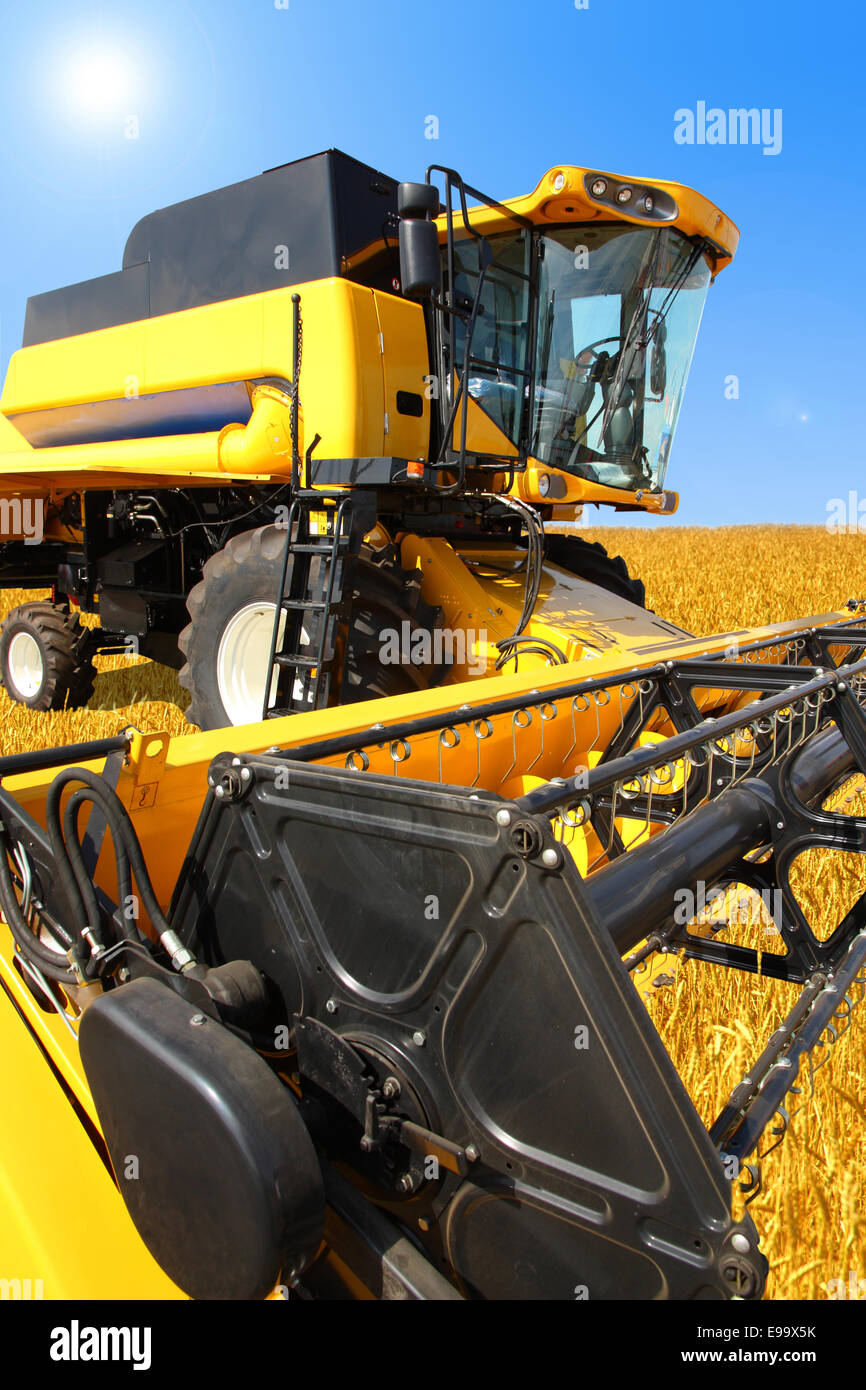 Moissonneuse Batteuse Banque D'Images