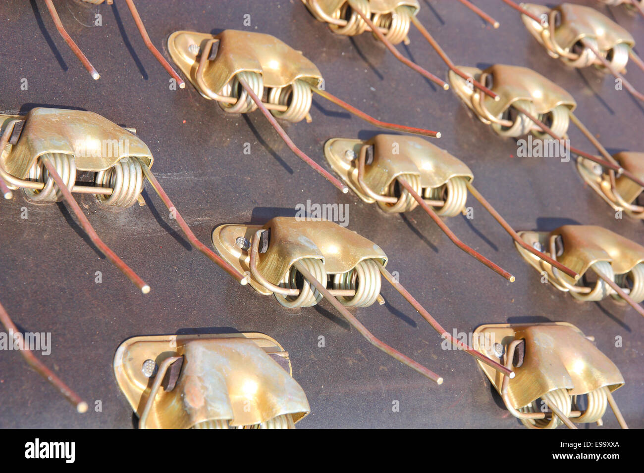 Partie de la moissonneuse-batteuse pour la récolte des grains Banque D'Images