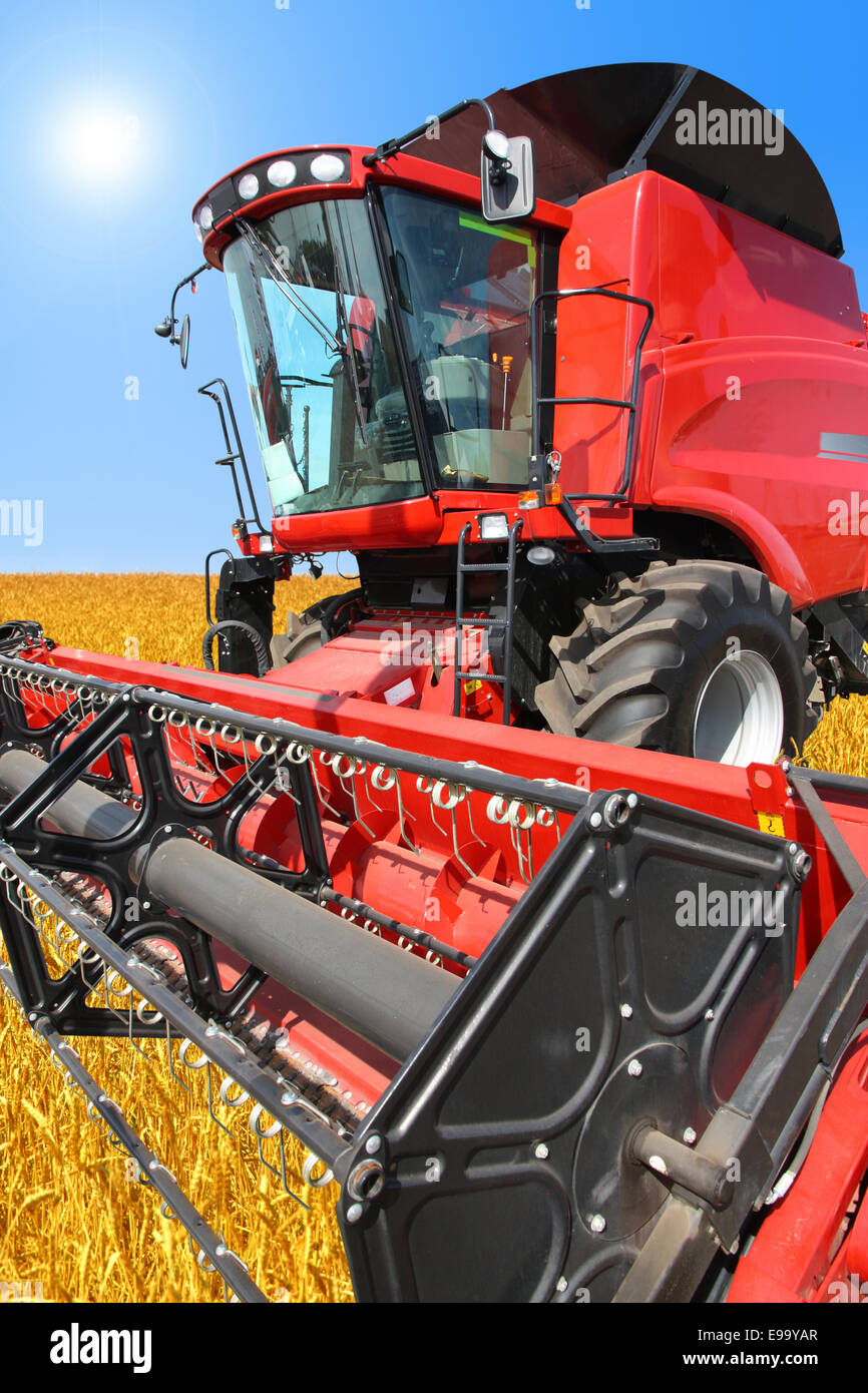 Moissonneuse Batteuse Banque D'Images