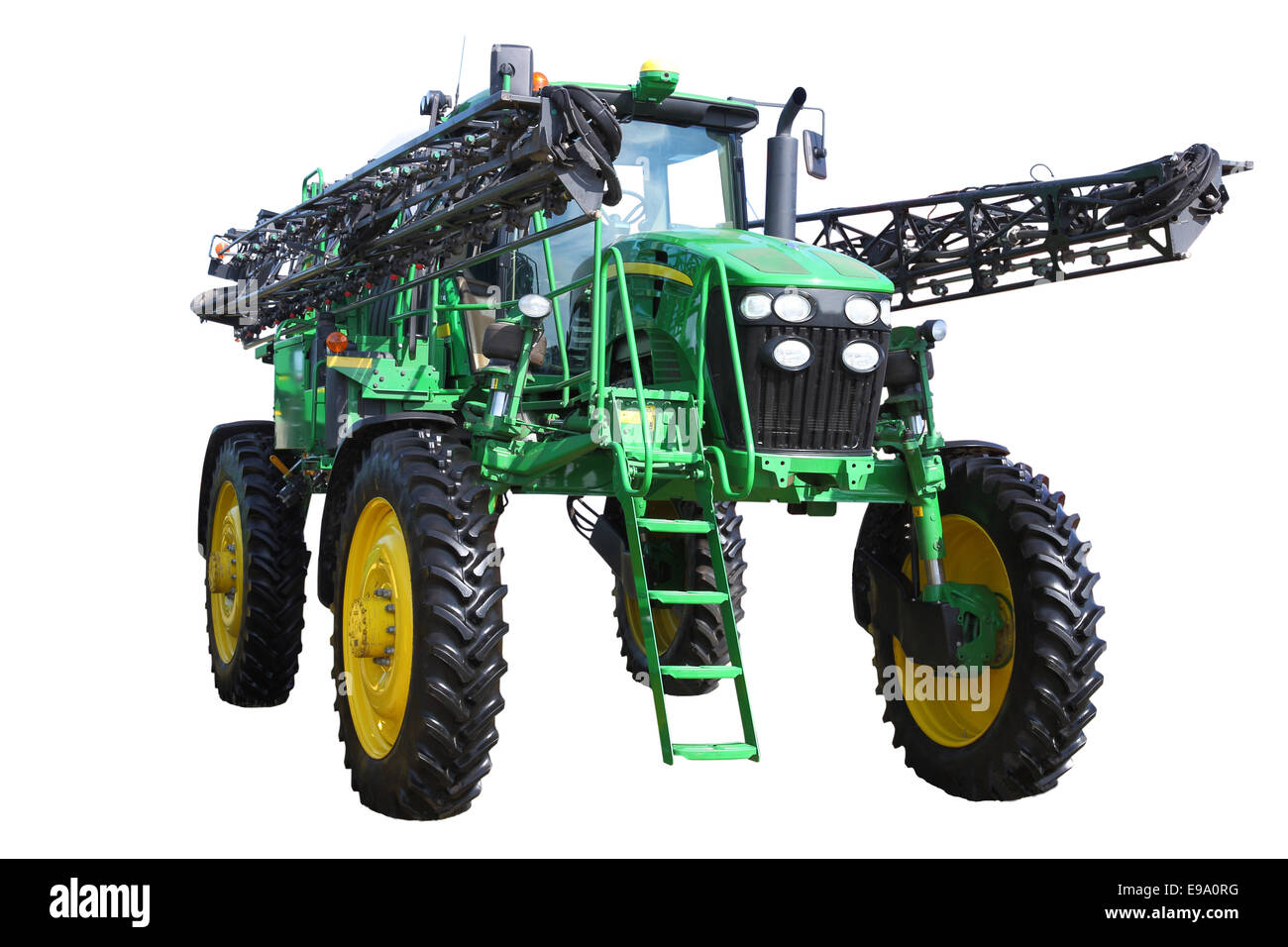 pulvérisateur de tracteur Banque D'Images