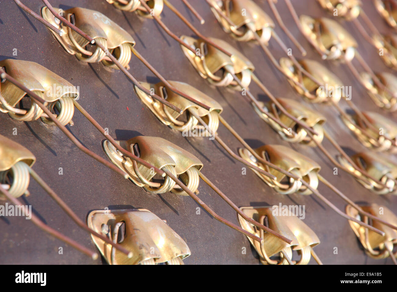 Partie de la moissonneuse-batteuse pour la récolte des grains Banque D'Images