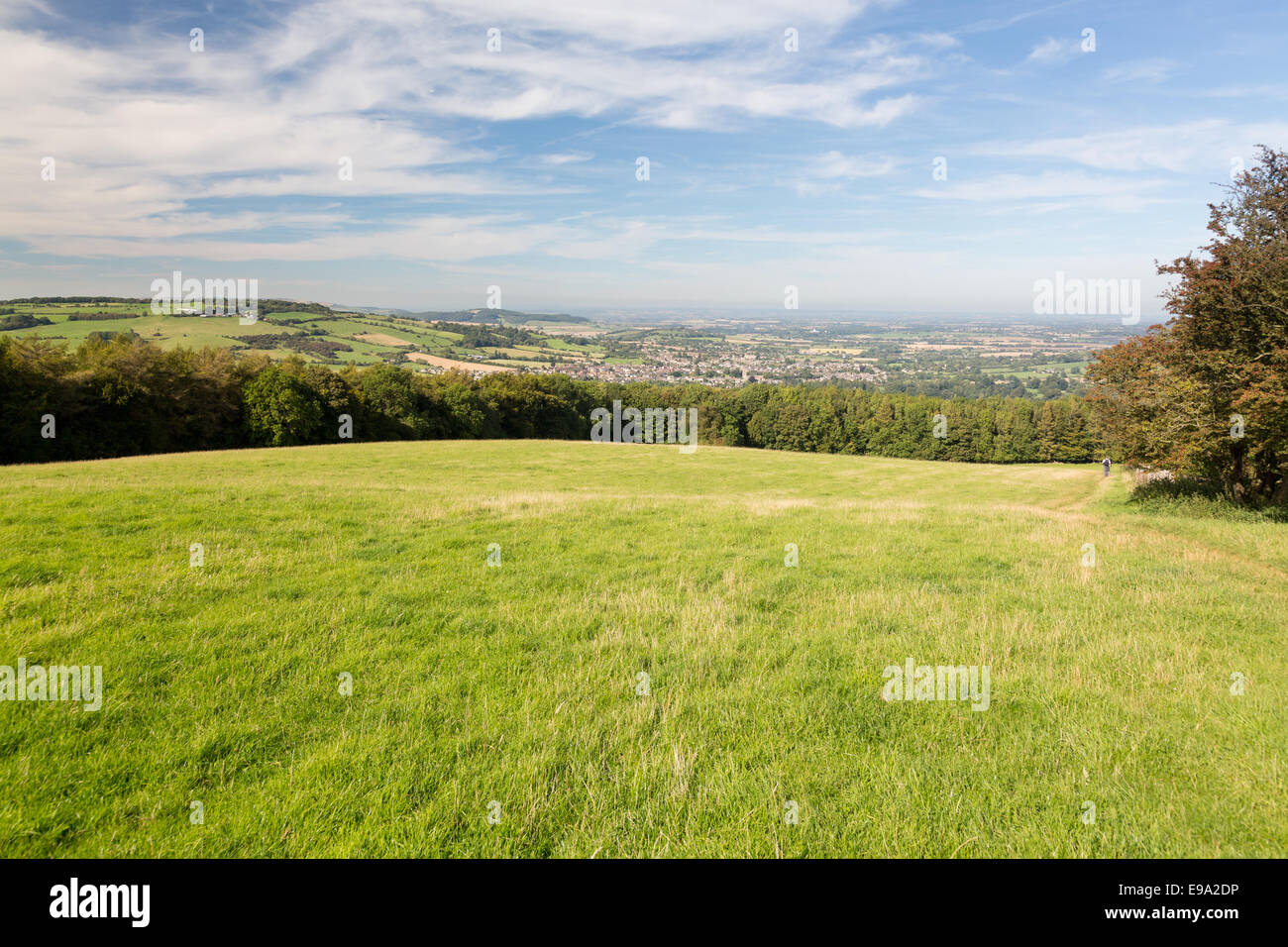 Vue aérienne de Winchcombe de Belas Pan Banque D'Images