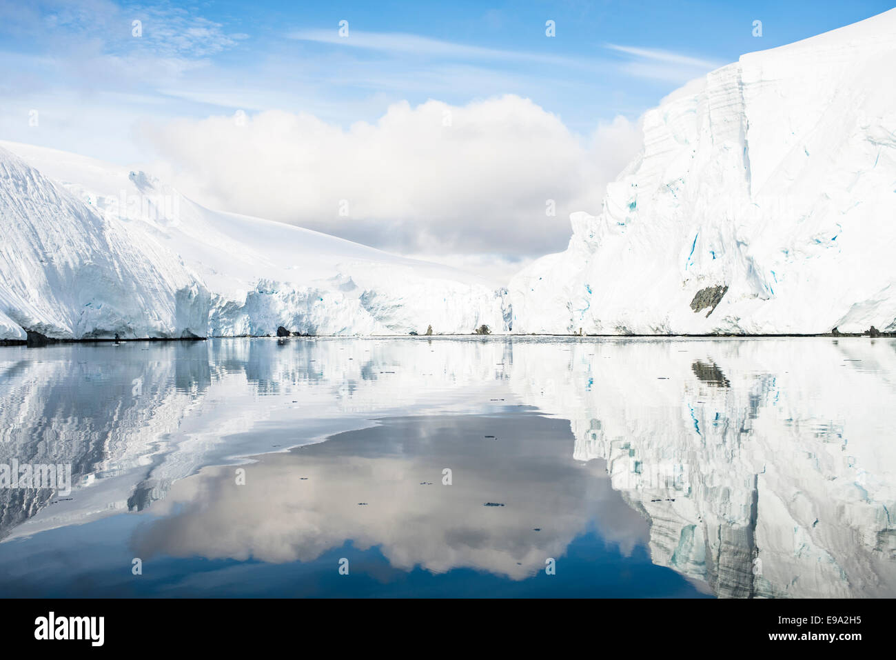 Les glaciers, l'Antarctique Banque D'Images