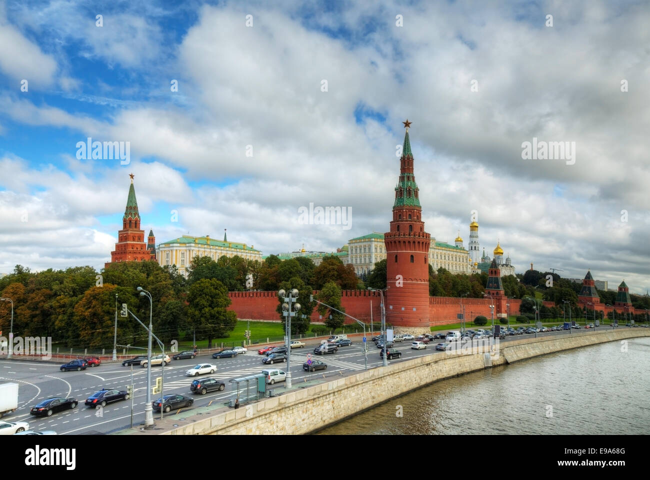 Aperçu du centre-ville de Moscou Banque D'Images