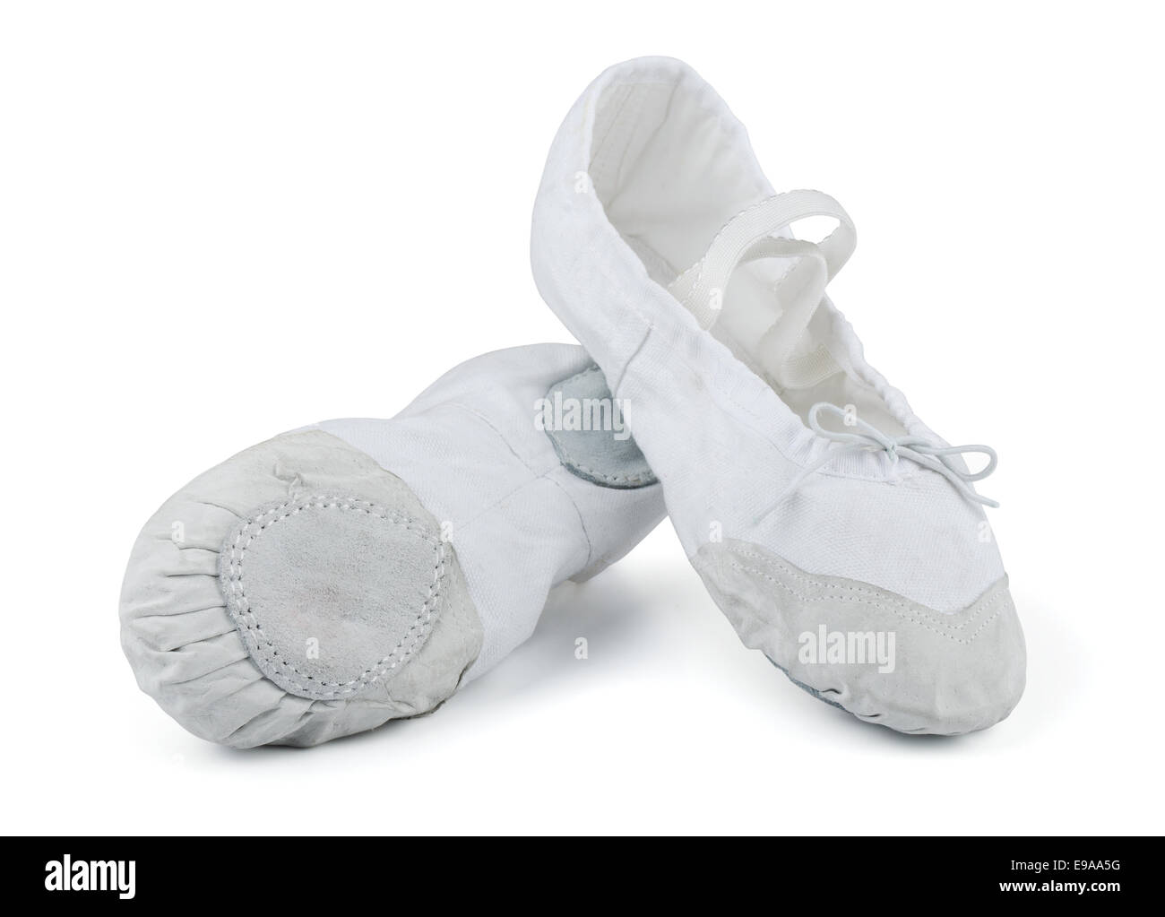 Chaussons de ballet Banque D'Images