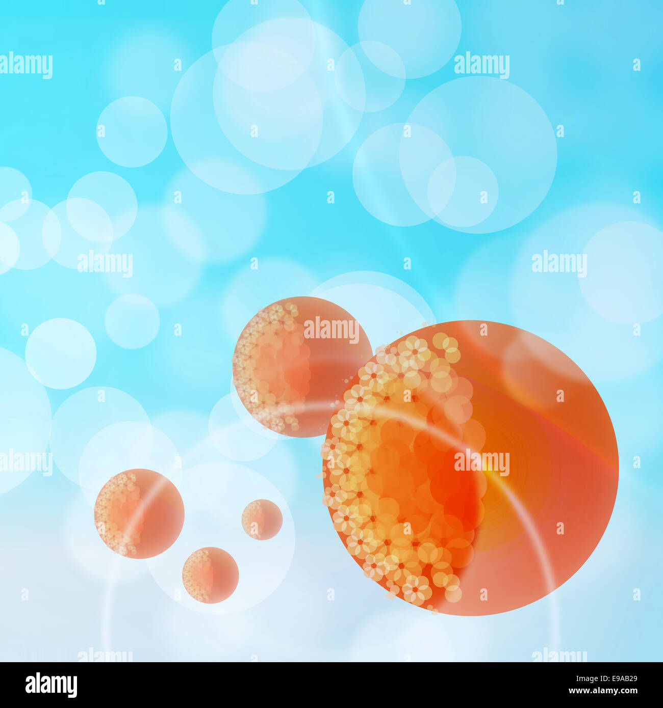 graphique de la cellule Banque D'Images