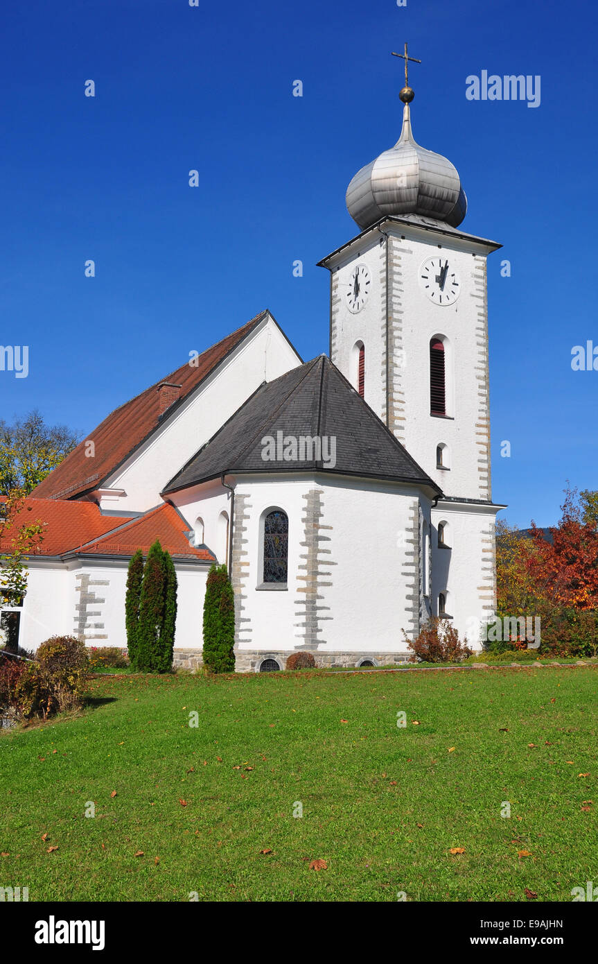 Mariae Himmelfahrt l'église en 8954 Sankt Martin am Grimming, Autriche Banque D'Images