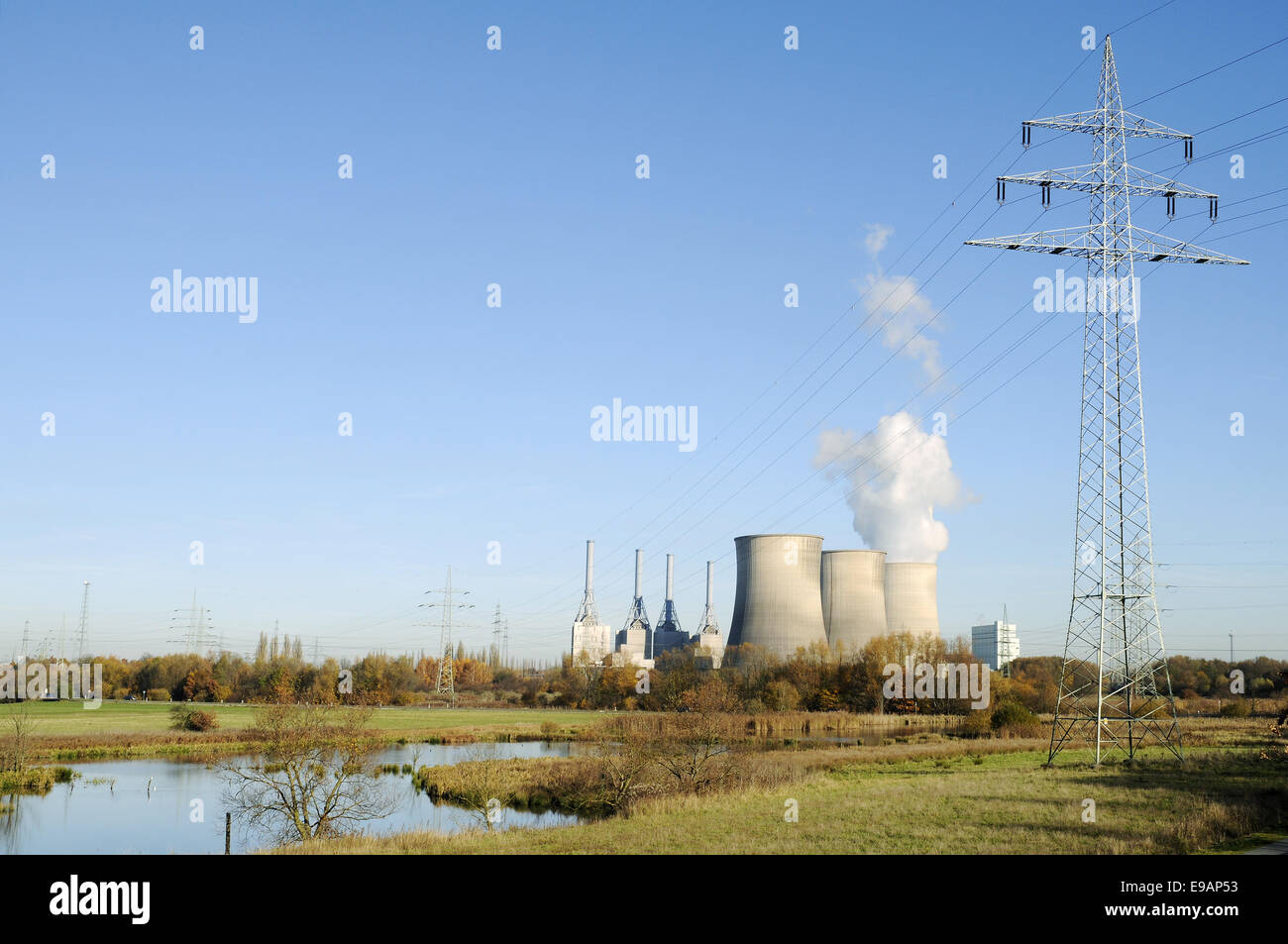 Usine Gersteinwerk, Werne, Allemagne Banque D'Images