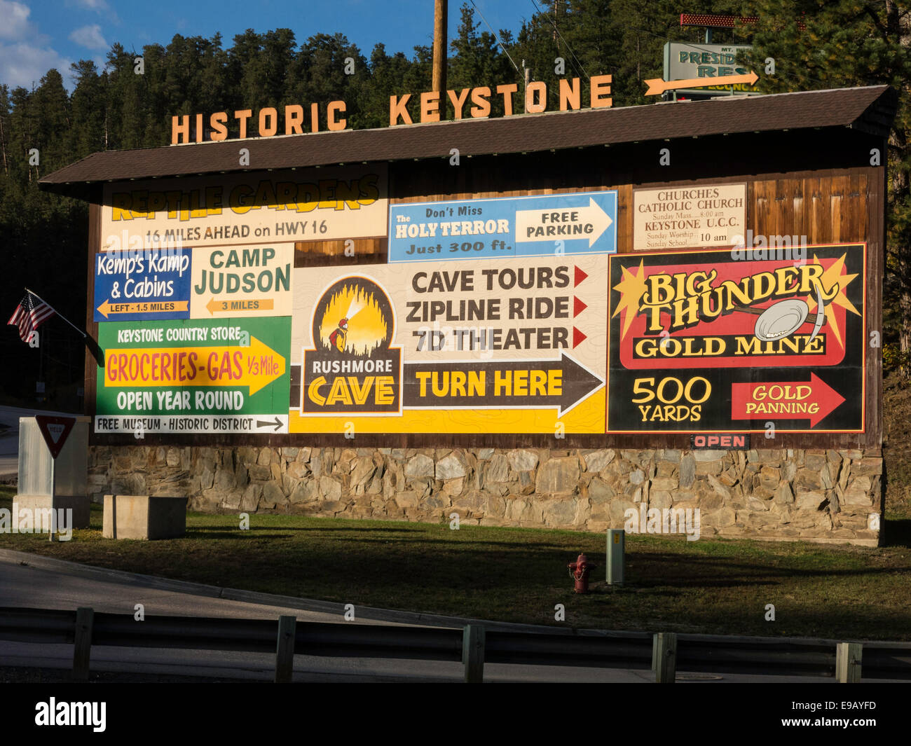 Keystone, Dakota du Sud, USA Banque D'Images