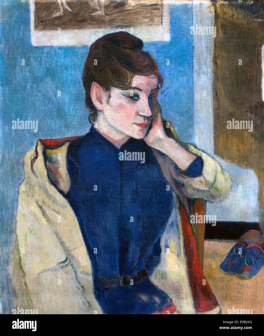 Portrait Madeleine Bernard 1888 Paul Gauguin 1848 - 1903 France Banque D'Images