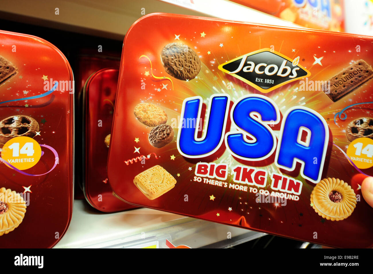 Jacobs USA marque biscuit été pris sur étagère (reportage) (Modèle 1992) Banque D'Images