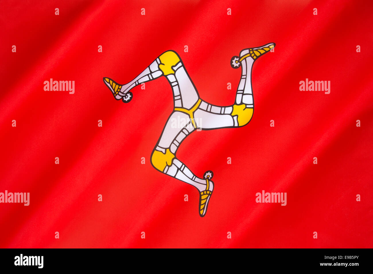 Drapeau régional de l'île de Man - Royaume-Uni Banque D'Images