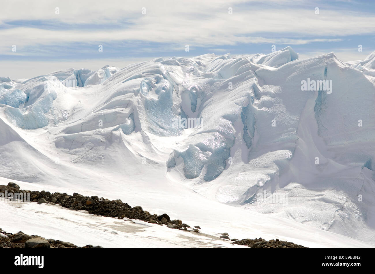 Calotte glaciaire du Groenland Banque D'Images