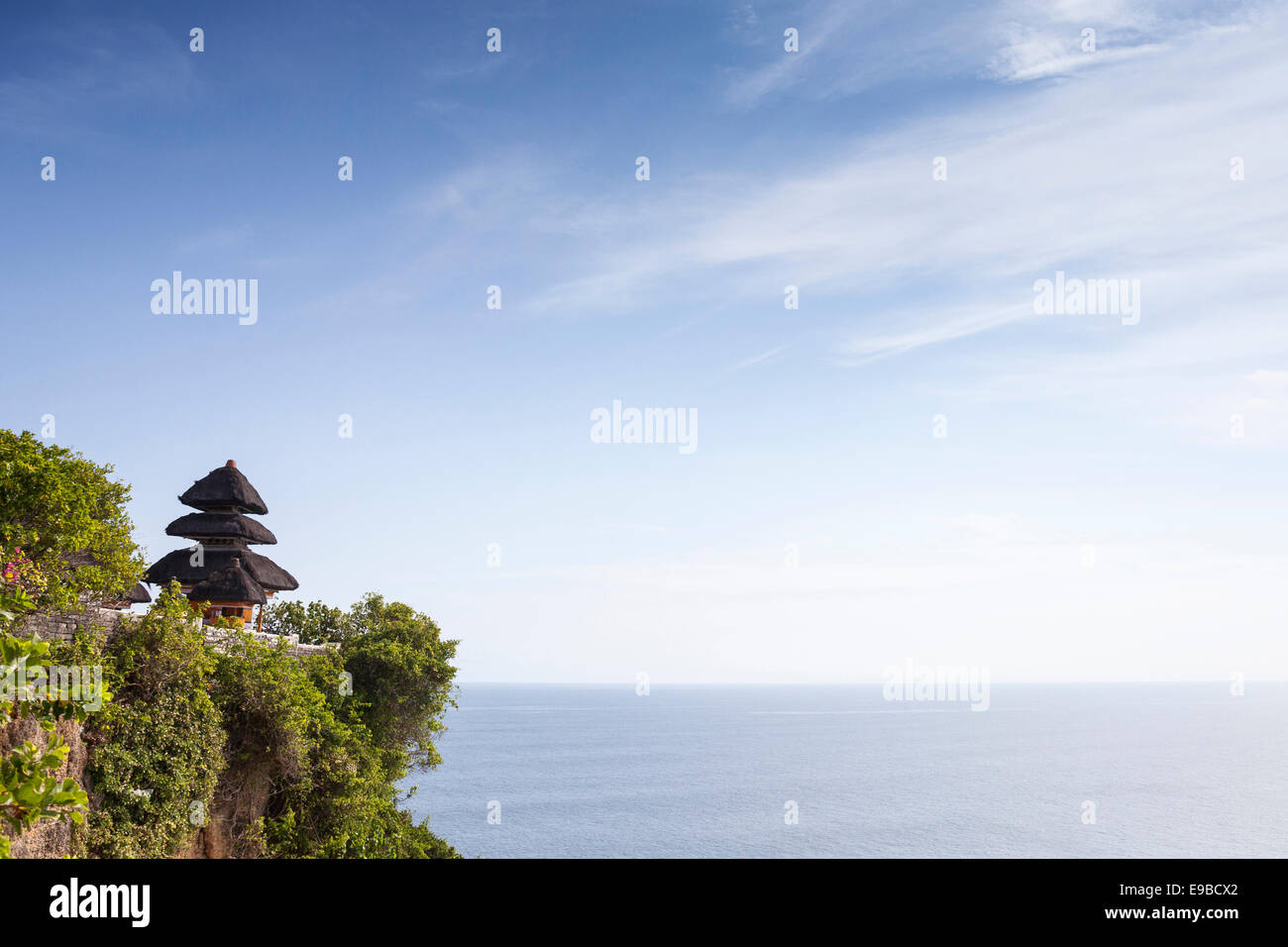 [Mer] Pura Luhur Uluwatu temple, Bali, Indonésie Banque D'Images