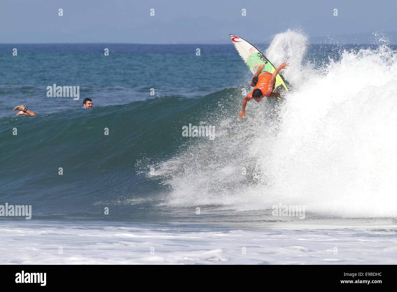 Gabriel Medina au Oakley Pro Bali ASP Championnat du Monde 2013 Banque D'Images