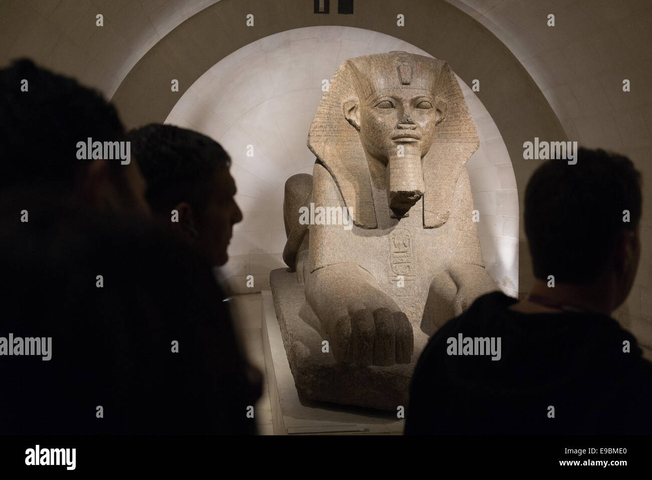 Crypte, du Sphinx, Salle 1, du Département des Antiquités égyptiennes,,, du musée du Louvre,Paris,France,French,ancienne, égyptienne, Banque D'Images