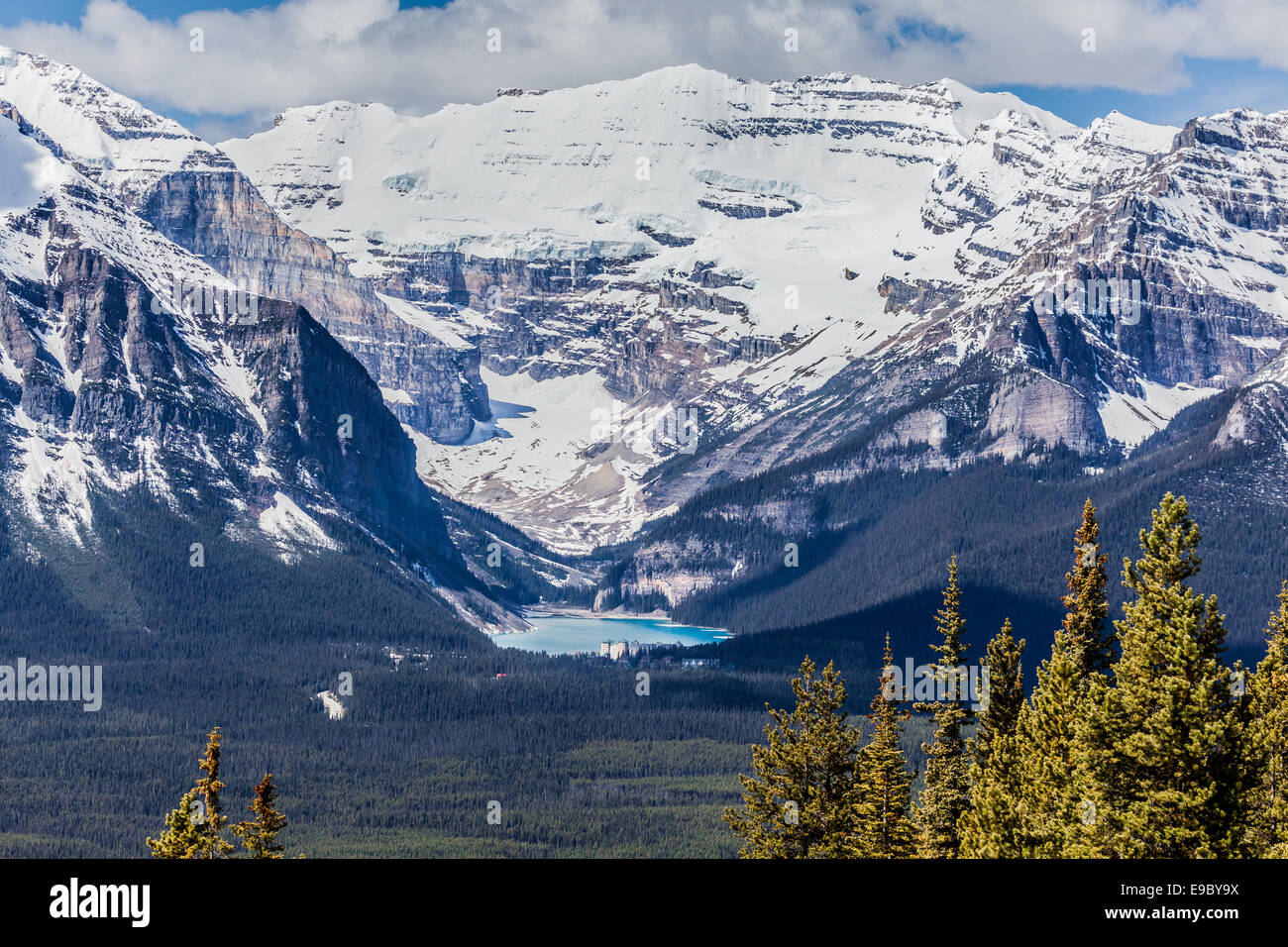 Lake Louise, Banff National Park, Alberta, Canada, Amérique du Nord. Banque D'Images