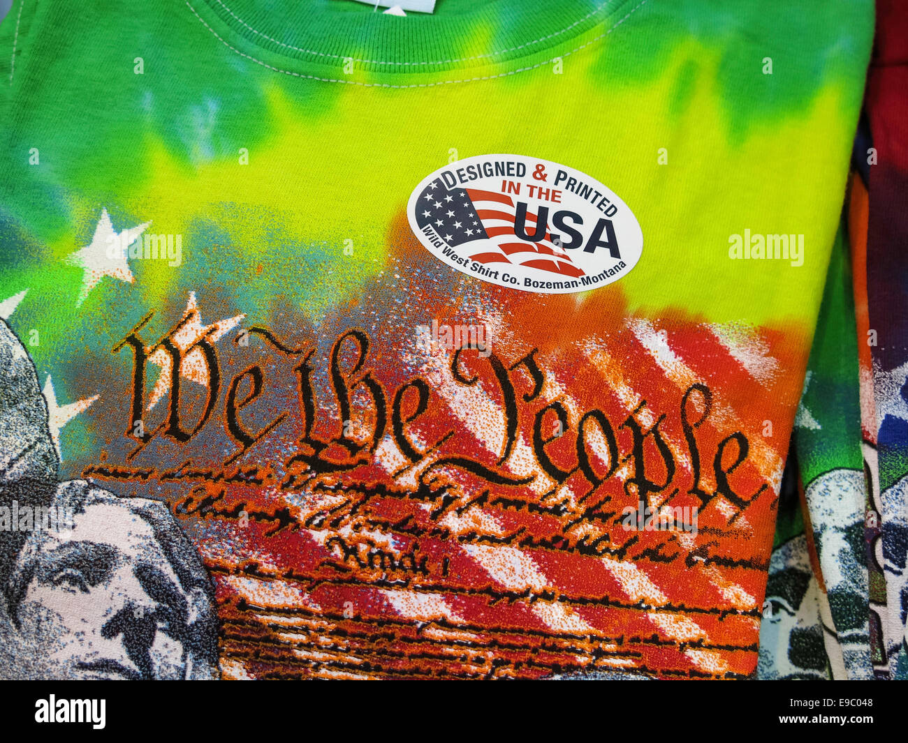 Boutique de cadeaux au Mémorial National du Mont Rushmore dans les Black Hills, Dakota du Sud, USA Banque D'Images