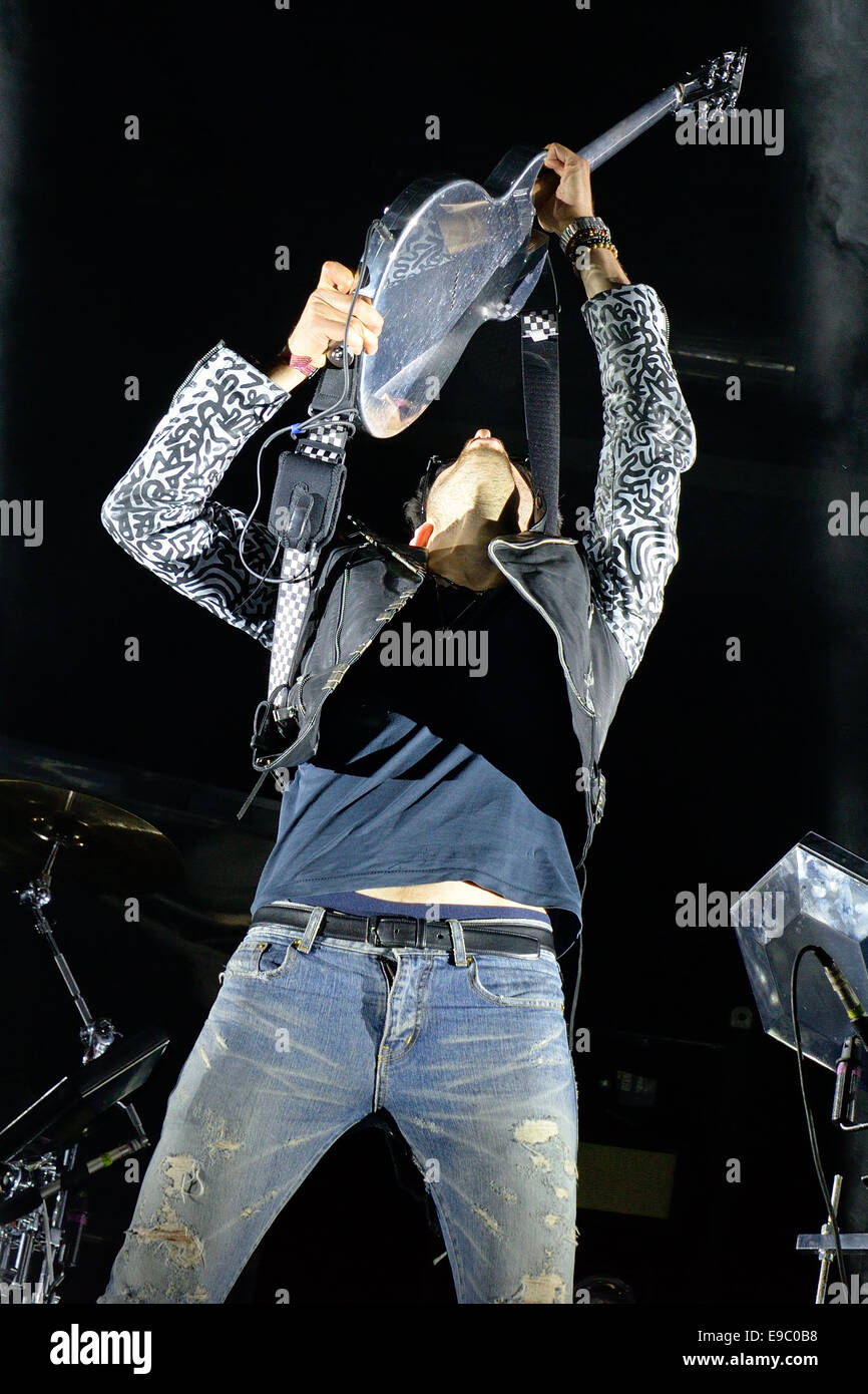 BARCELONA - 30 MAI : Chromeo (duo électro-funk) effectue par Heineken Primavera Sound Festival 2014 (PS14). Banque D'Images