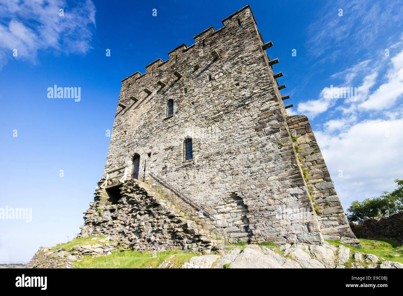 Château de Dolwyddelan Conwy Wales UK Banque D'Images