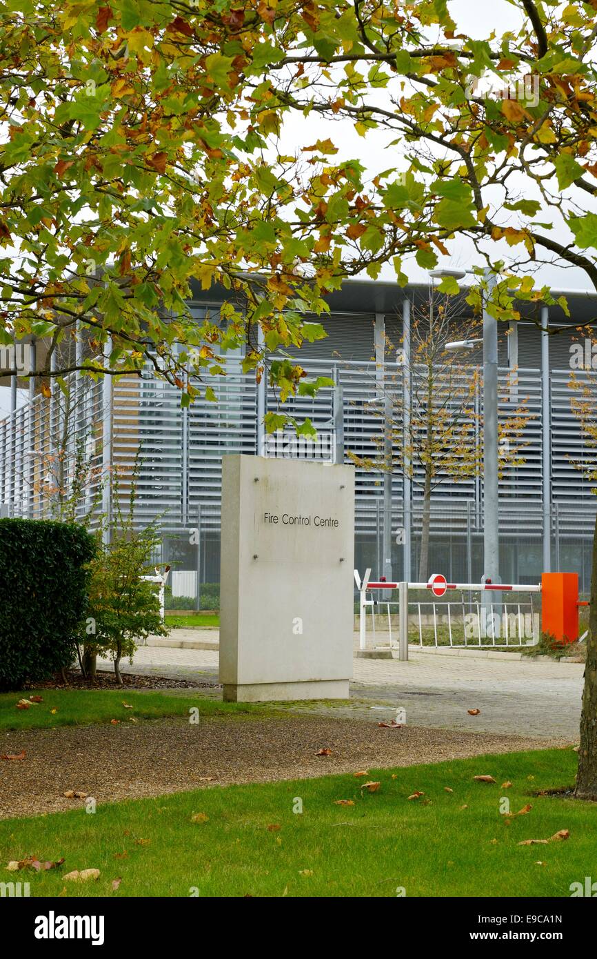 Est de l'Angleterre Regional Fire Control Center sur le parc de recherche de Cambridge, qui a coûté 23 millions de livres sterling, mais n'a jamais été utilisé. Banque D'Images