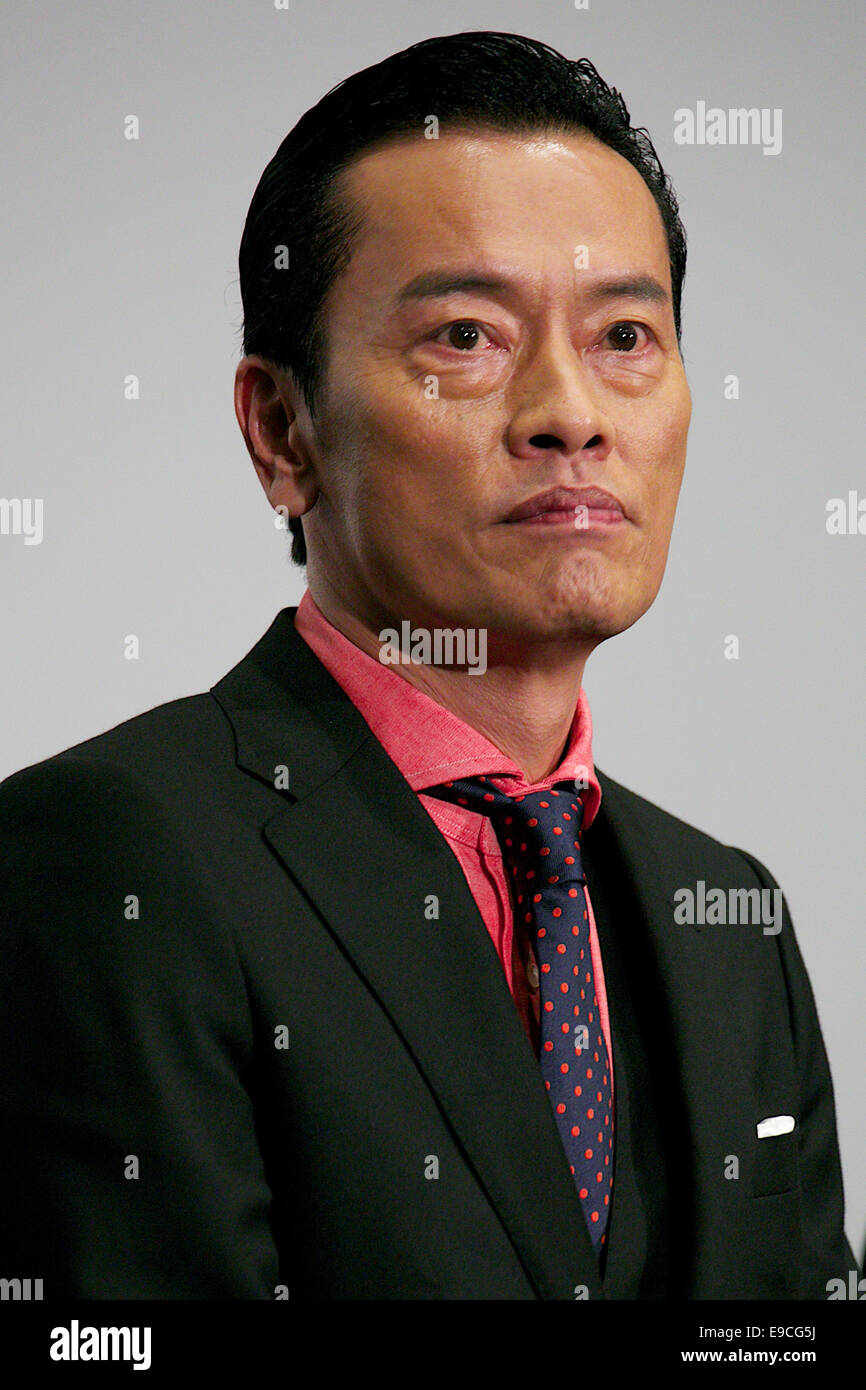 Tokyo Japon 24 Oct 14 Kenichi Endo 24 Octobre 14 Tokyo Japon Acteur Kenichi Endo Assiste A La Scene Du Film Accueil Le Raid 2 Toho Cinemas A Berandal Nihonbashi