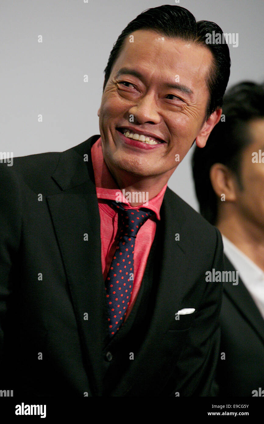 Tokyo Japon 24 Oct 14 Kenichi Endo 24 Octobre 14 Tokyo Japon Acteur Kenichi Endo Assiste A La Scene Du Film Accueil Le Raid 2 Toho Cinemas A Berandal Nihonbashi