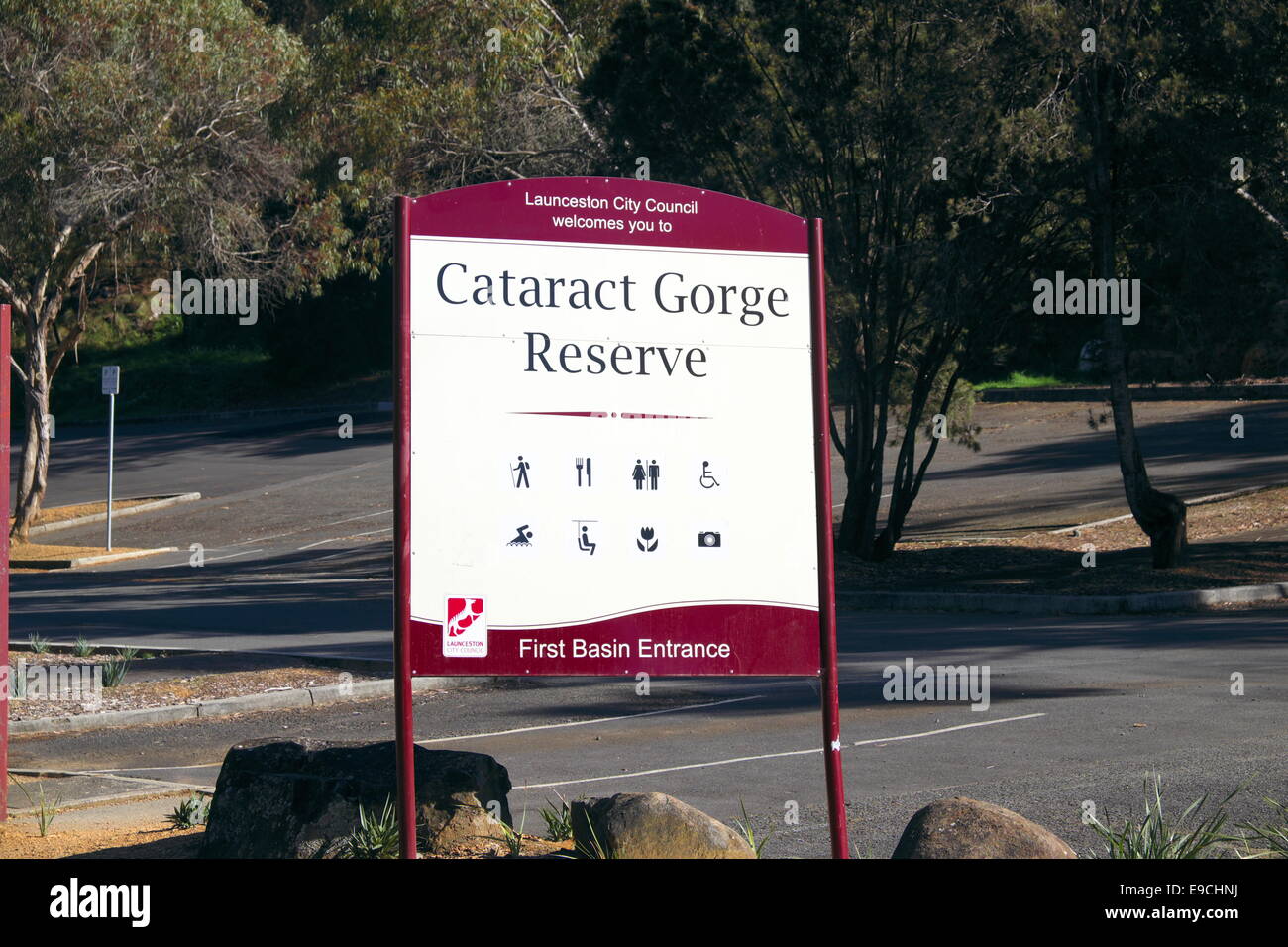 Cataract Gorge à Launceston, Tasmanie, Australie Banque D'Images