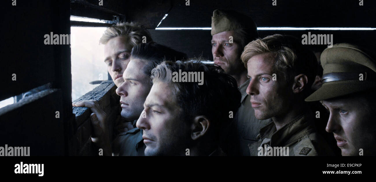 UNBROKEN (2014) LUKE TREADAWAY ANGELINA JOLIE (DIR) Banque D'Images