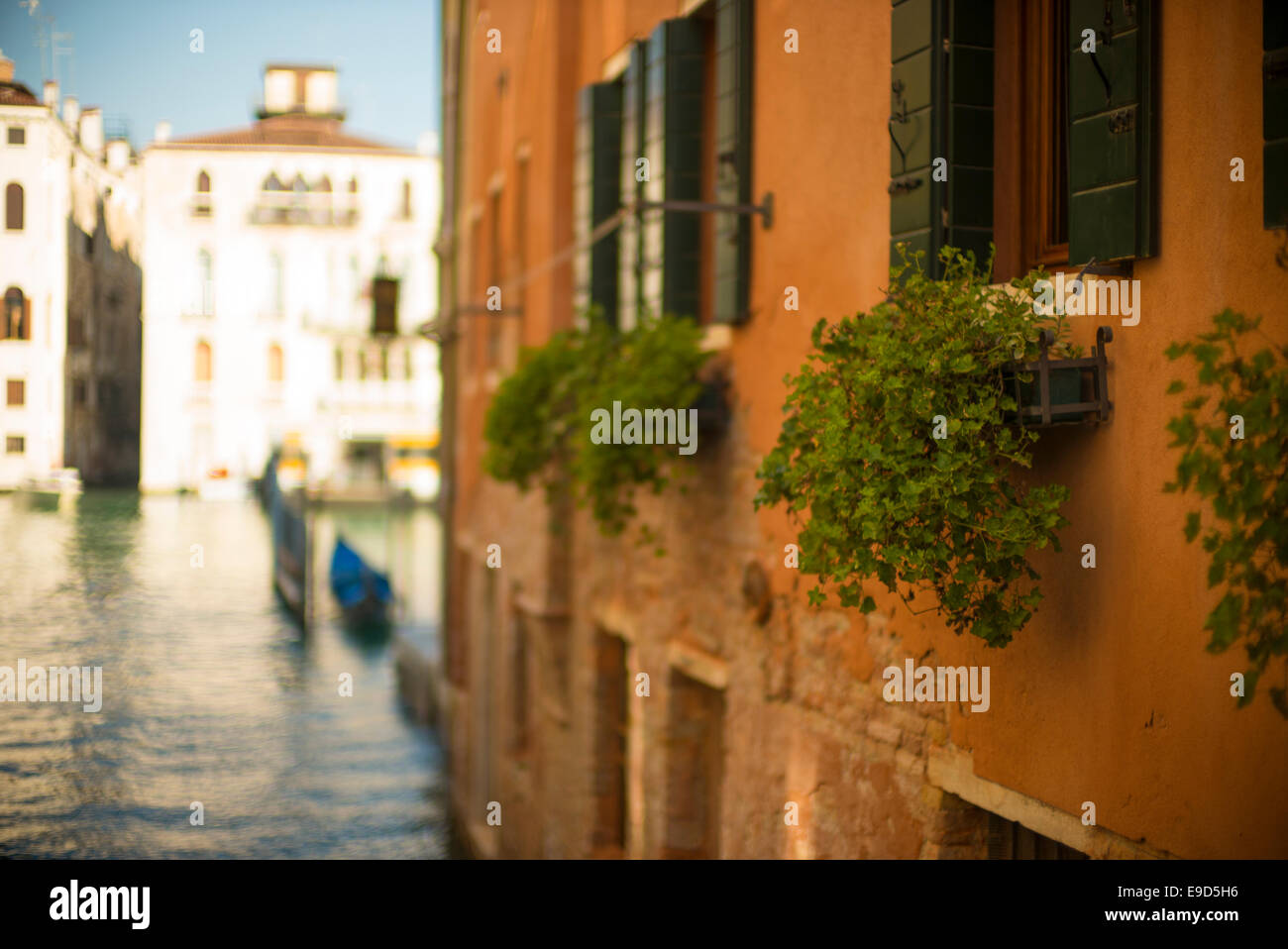 Le Grand Canal, Venise, Italie. Banque D'Images