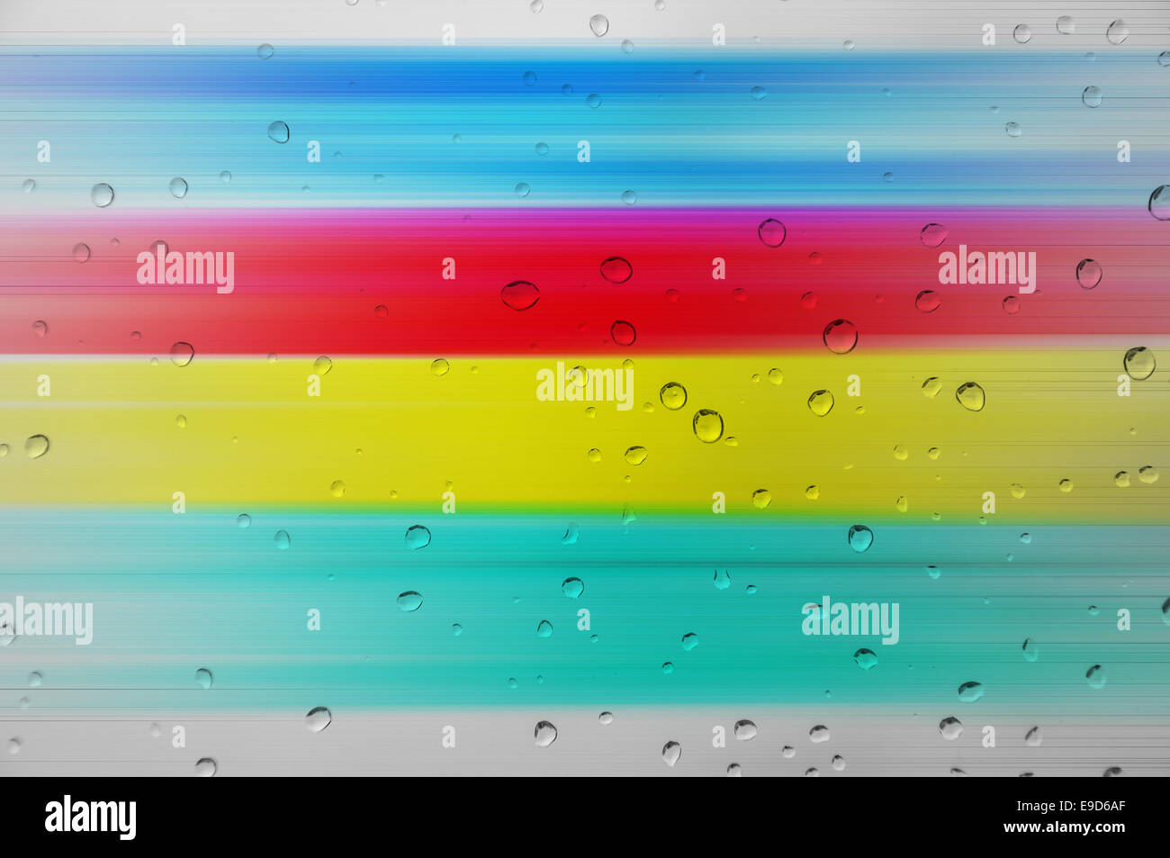 Résumé Contexte multi couleur avec goutte eau Banque D'Images