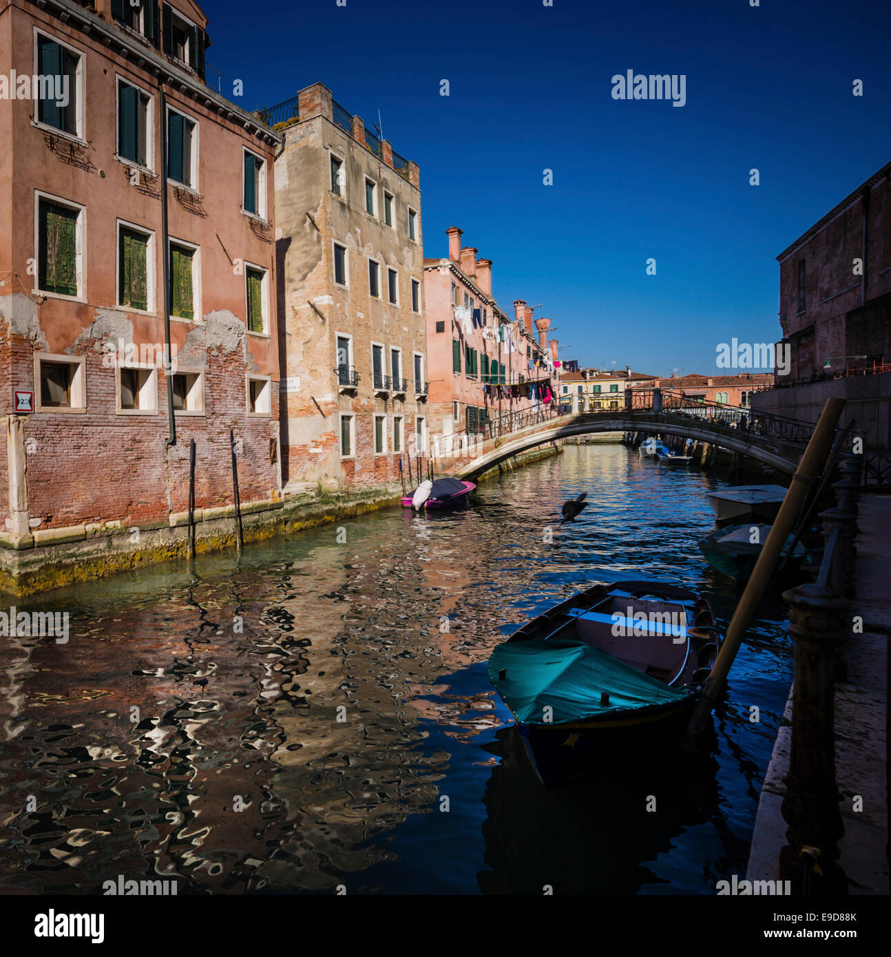 Rio de San Jose à proximité du Grand Canal, Venise, Italie. Banque D'Images