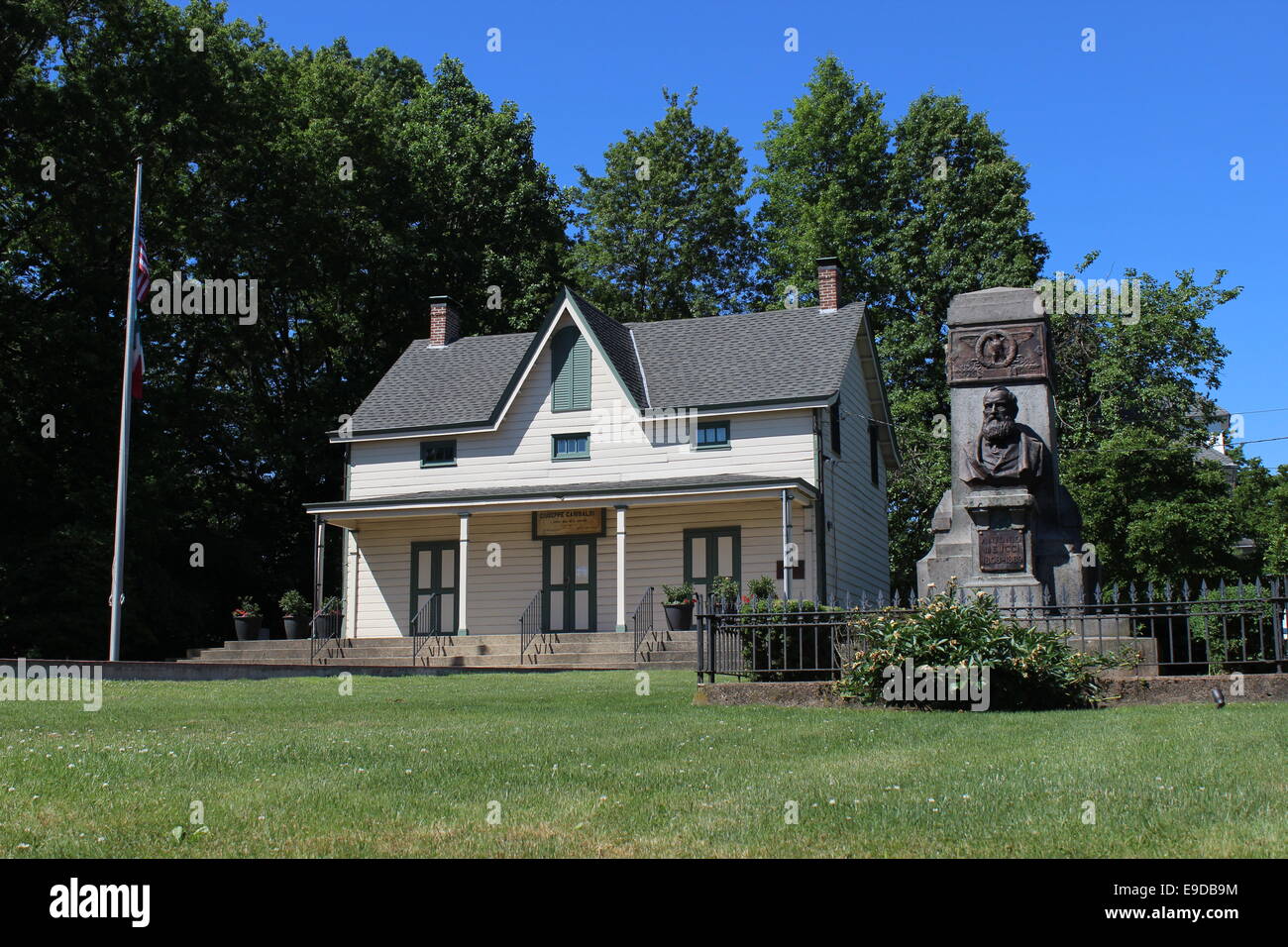 Musée Garibaldi-Meucci, Rosebank, Staten Island, New York Banque D'Images