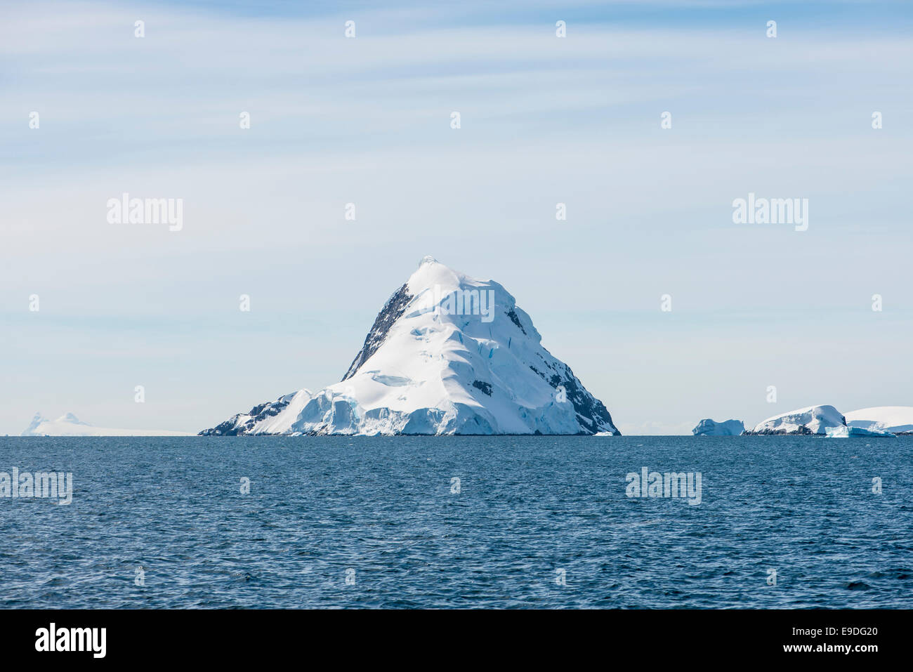 L'île de glace, l'Antarctique Banque D'Images