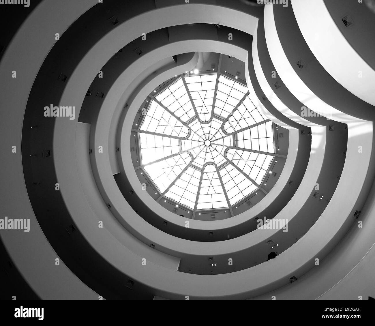 Un musée Guggenheim de New York City Banque D'Images