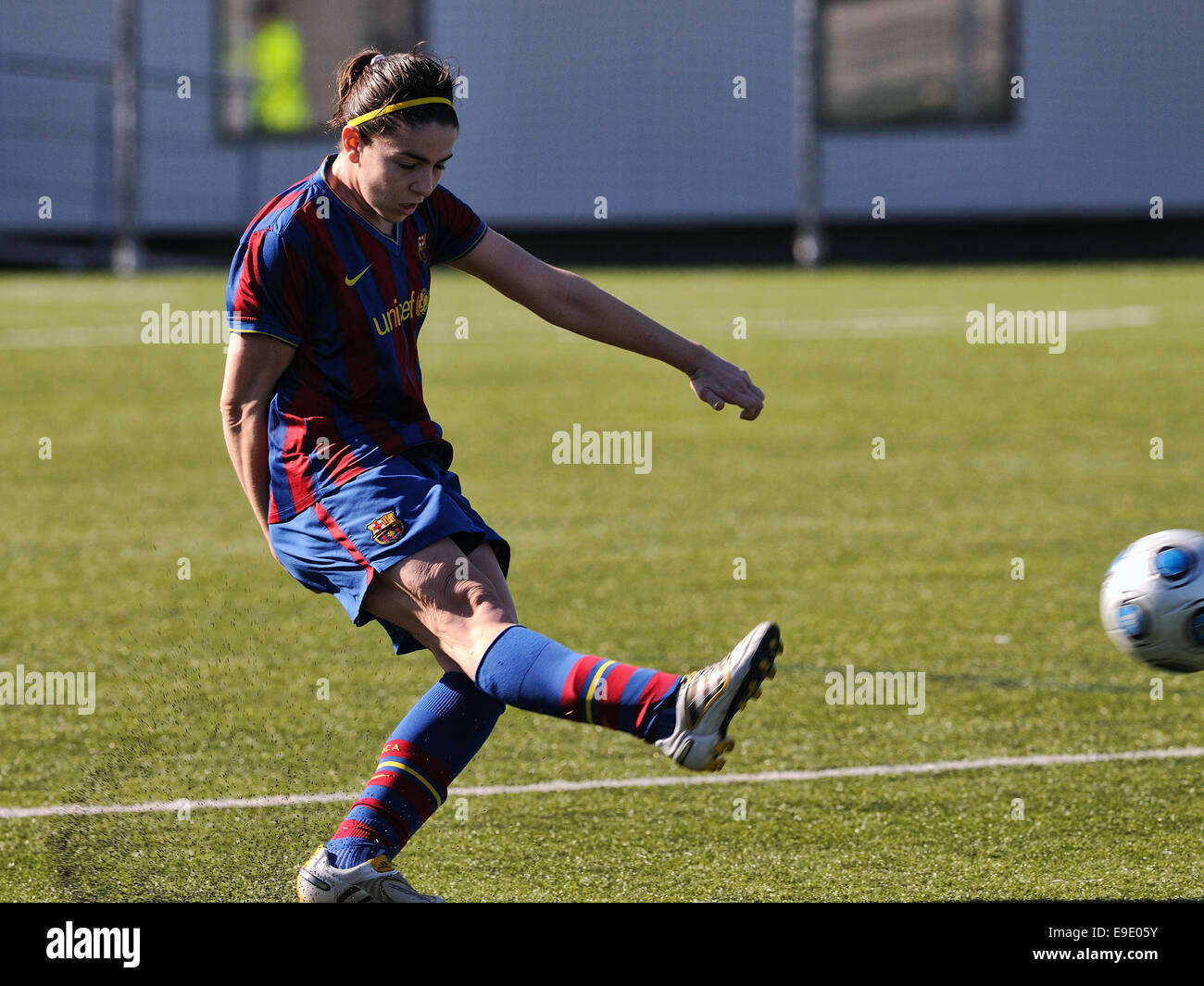 Barcelone - MARS 29 : F.C Barcelone femmes football équipe jouer contre Rayo Vallecano le 14 mars 2010 à Barcelone, Espagne. Banque D'Images