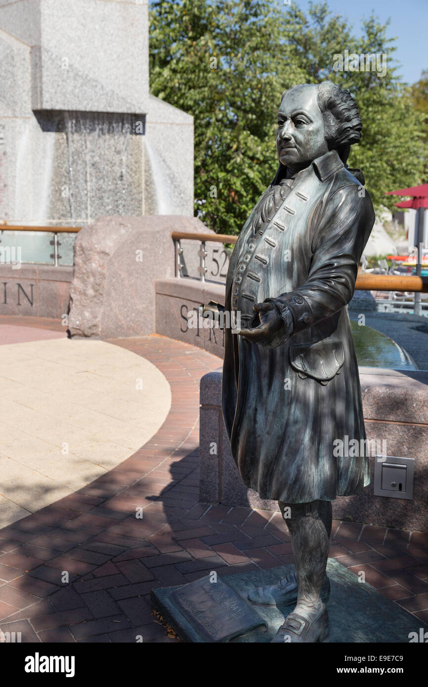 "Ville des présidents statue grandeur de Rapid City, SD, Black Hills, États-Unis Banque D'Images