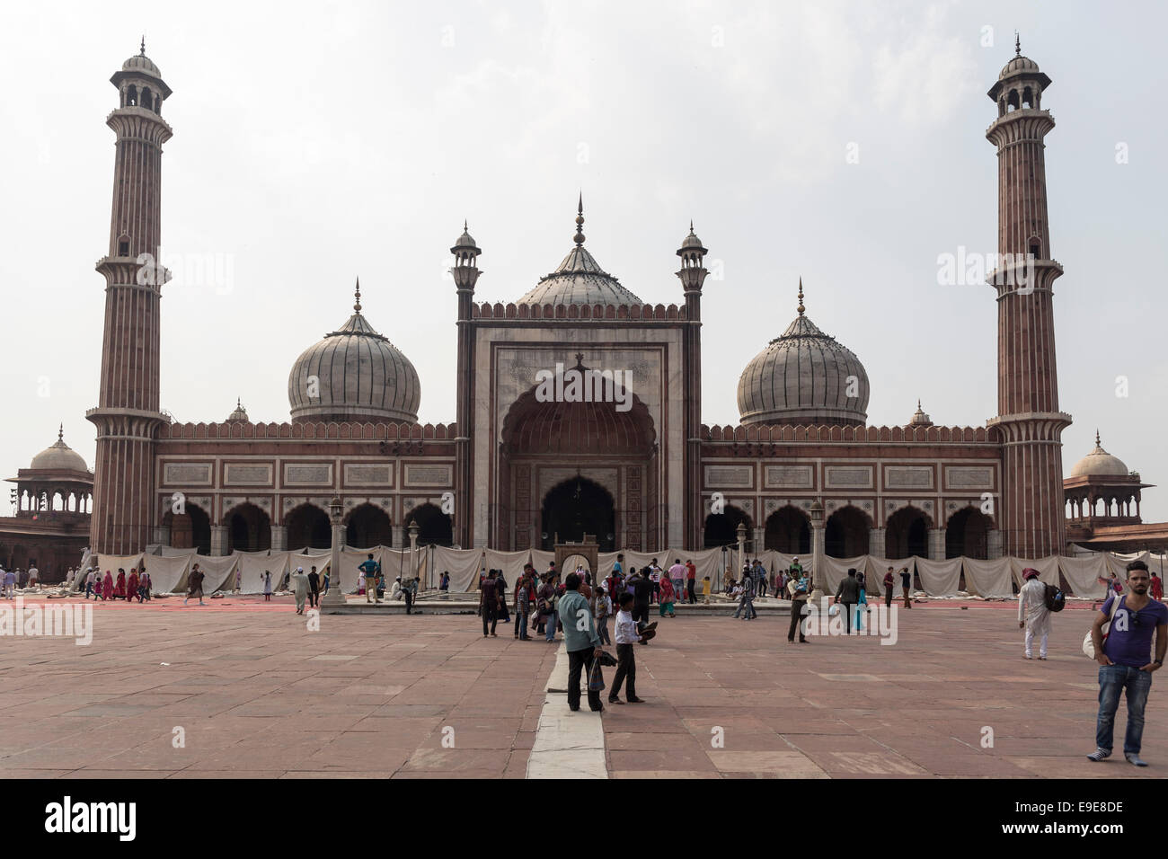 Jama Masjid, Old Delhi, Inde Banque D'Images