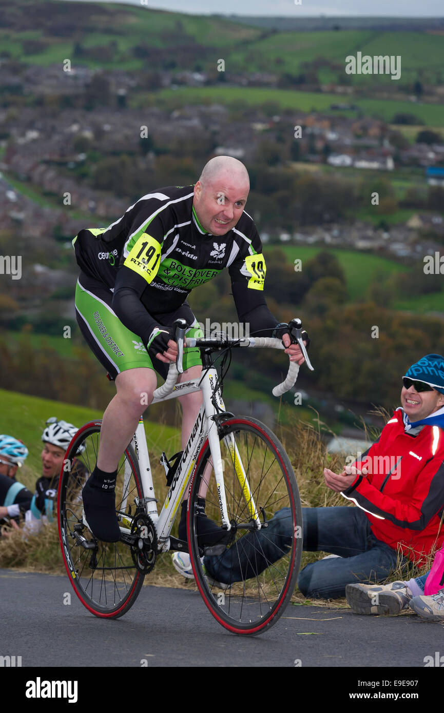 Stocksbridge, Sheffield, Royaume-Uni. 26Th Oct 2014. L'Escalade National Championships 2014. Crédit : Jeremy Abrahams / Alamy Live News Banque D'Images