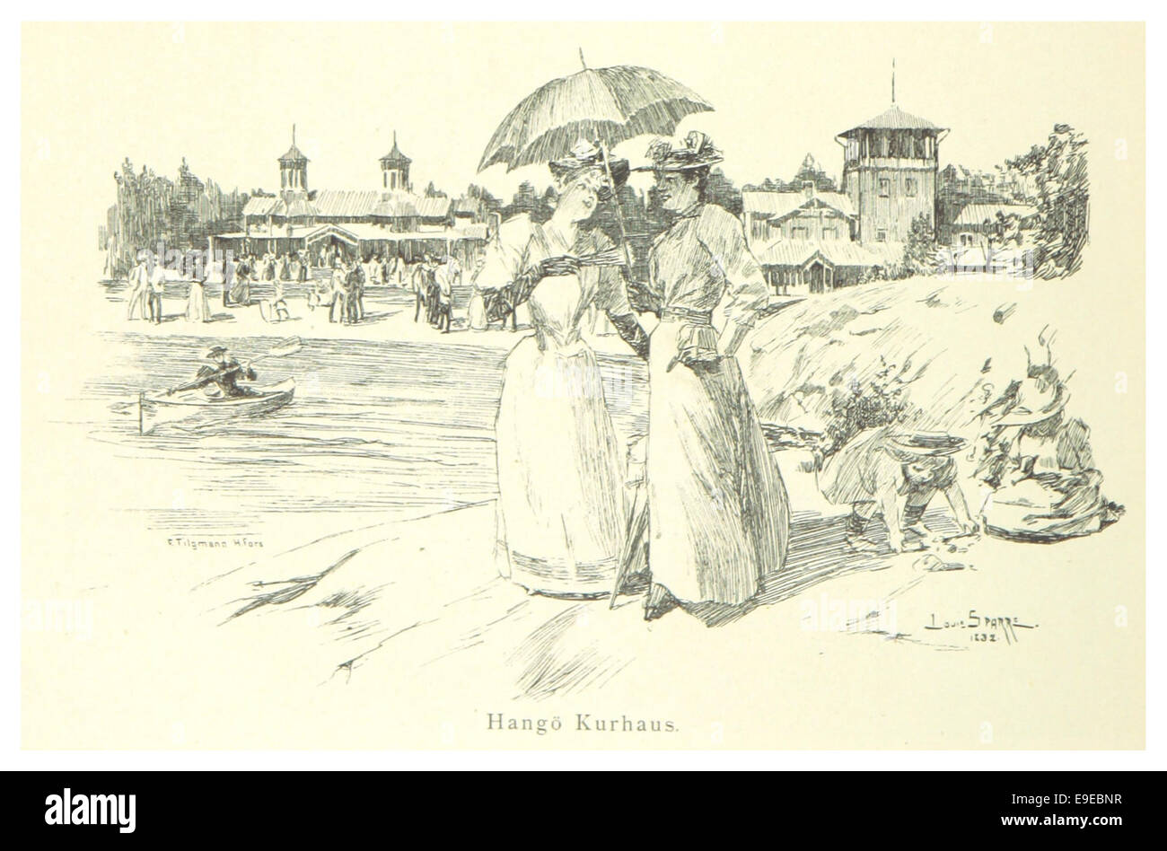 Une référence à Hanko, Finlande, connue pour son port stratégique sur la mer Baltique. La ville a joué un rôle clé dans le commerce et l'histoire militaire. Banque D'Images