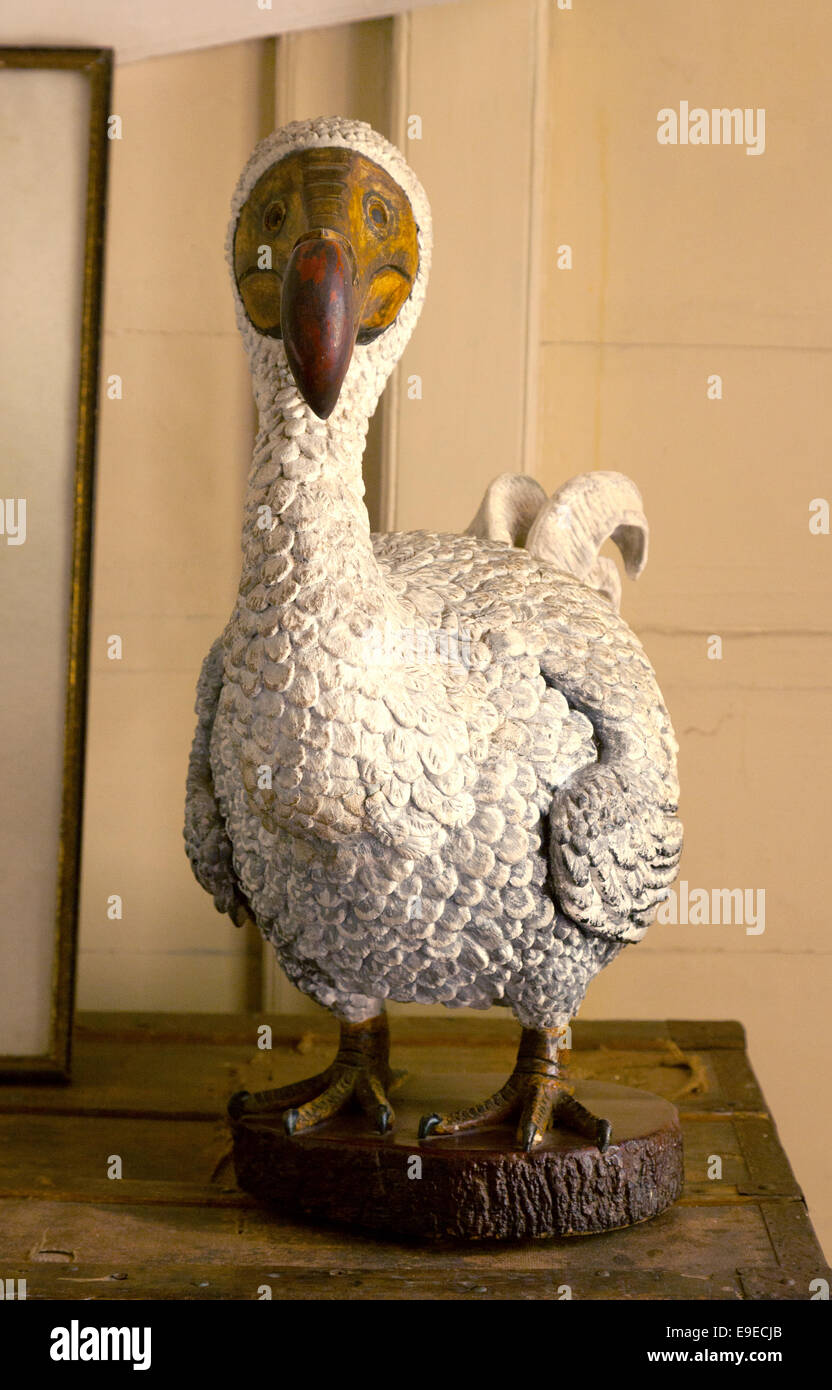 Statue de la Dodo, une espèce d'oiseau, Maison Eureka, l'Ile Maurice Banque D'Images