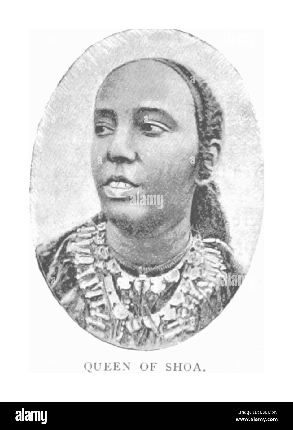 Reine de la Shoa Banque D'Images