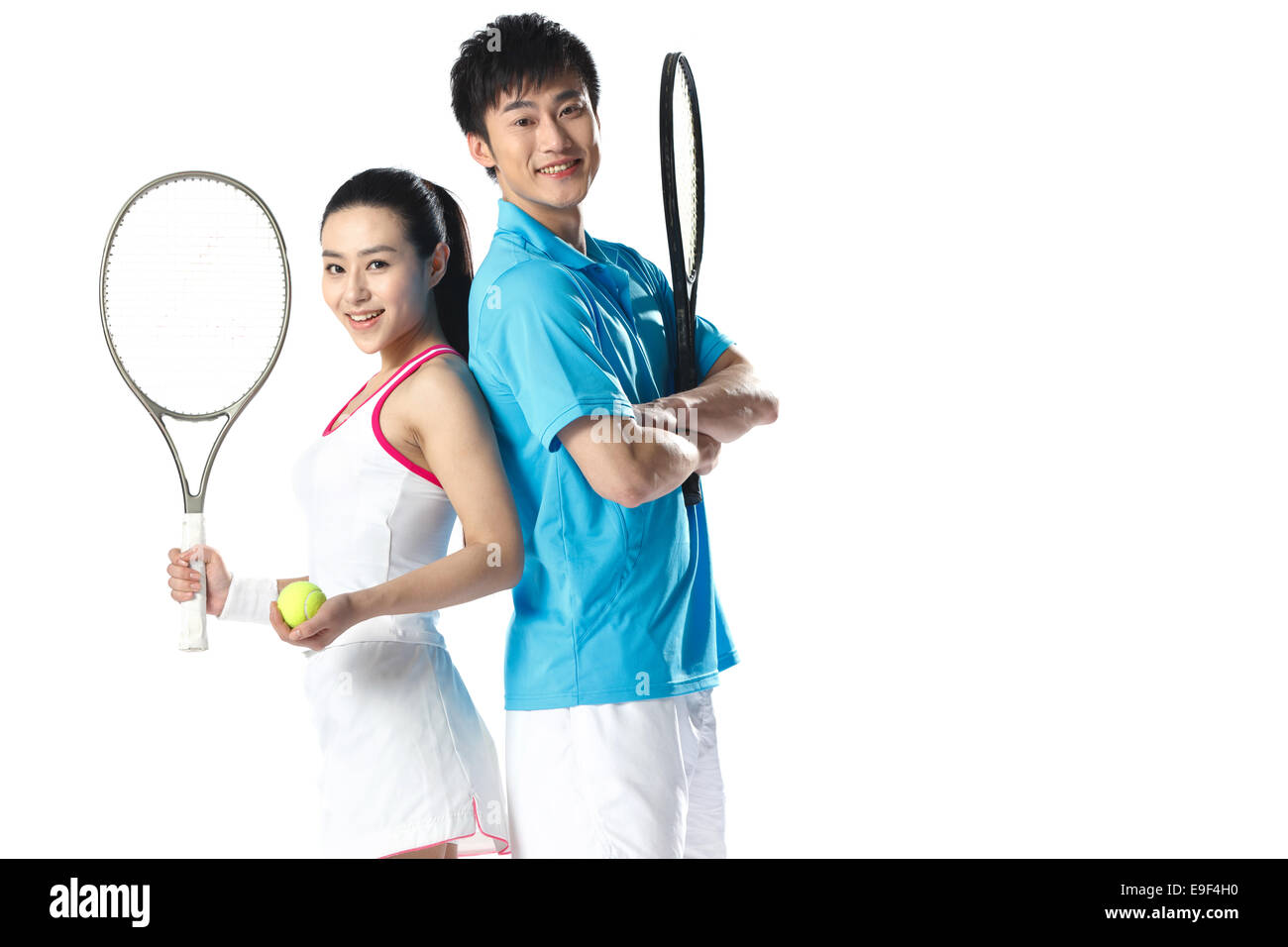 Joueurs de tennis Banque D'Images