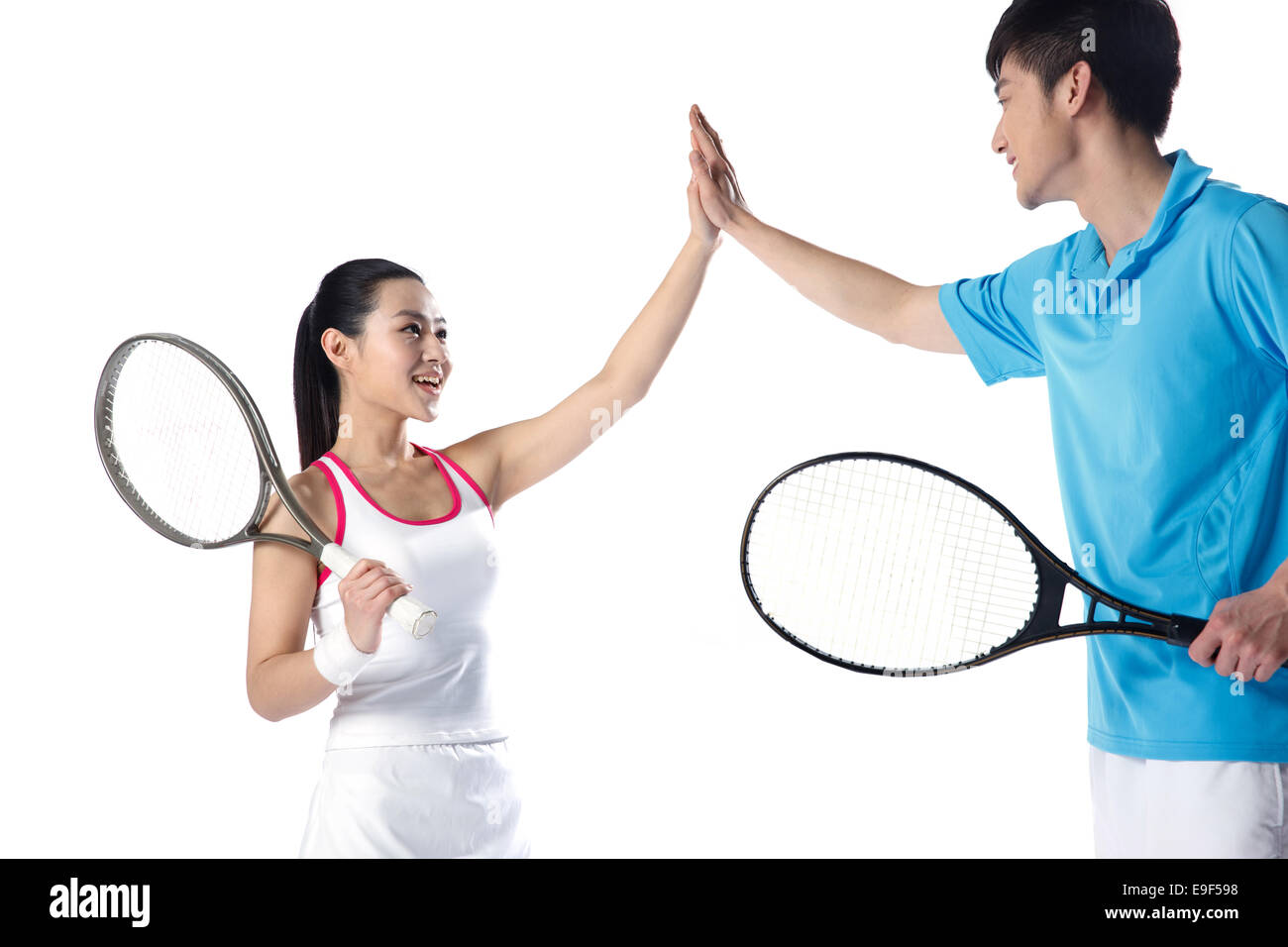 Joueurs de tennis Banque D'Images