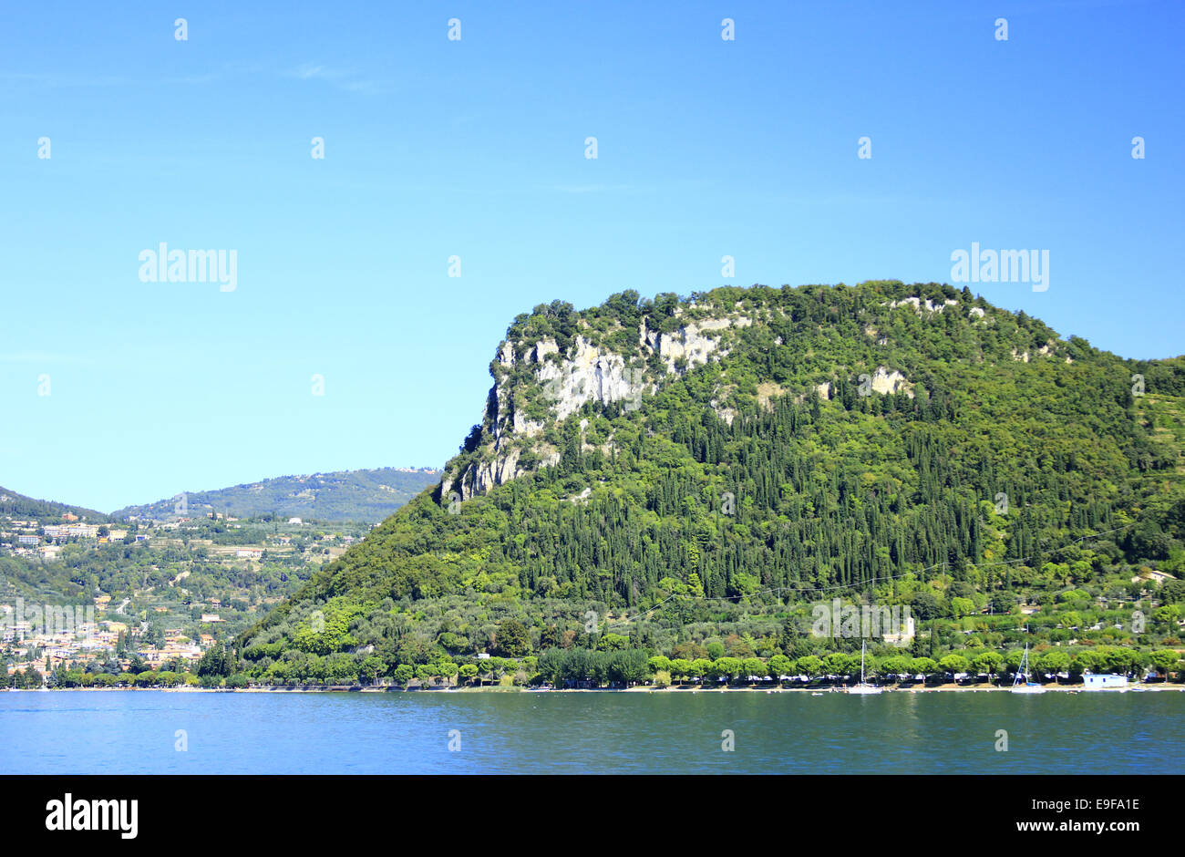 Rocca di Garda, Lac de Garde, Italie Banque D'Images