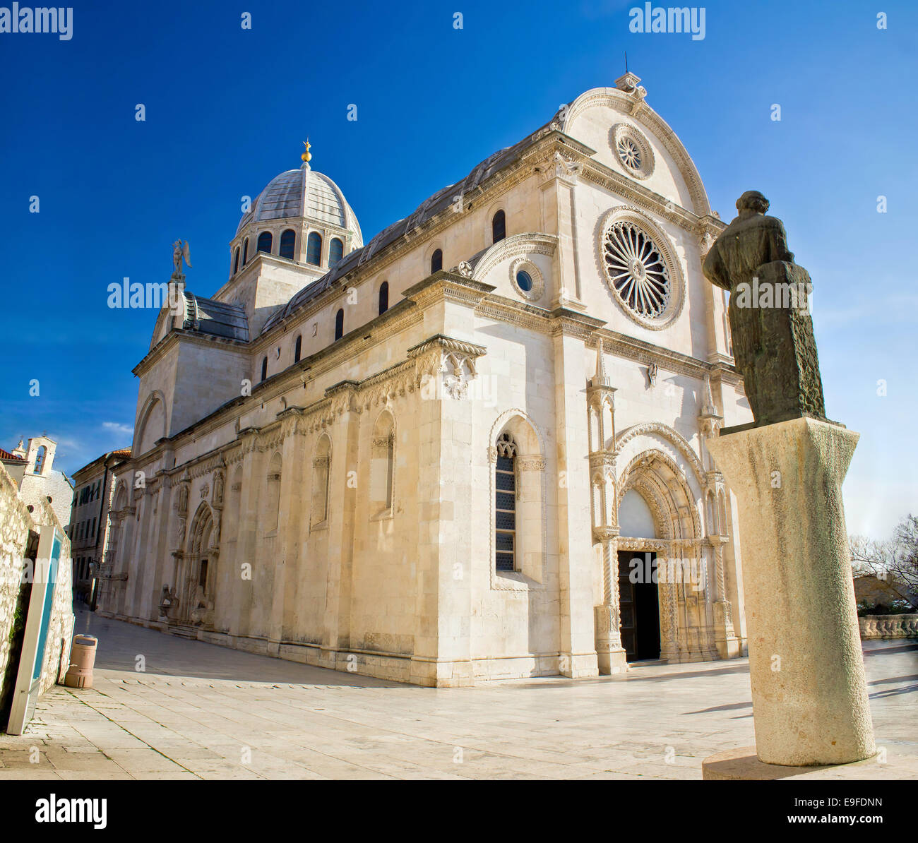 La cathédrale Saint-Jacques de Sibenik Banque D'Images