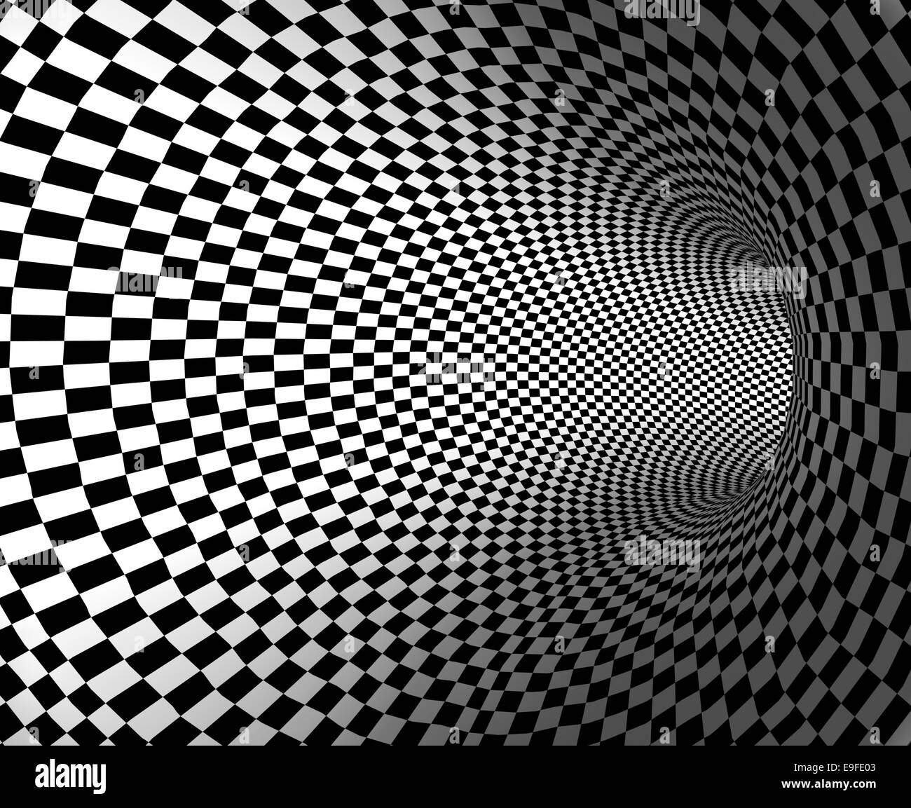 Tunnel optical illusion Banque de photographies et d’images à haute ...