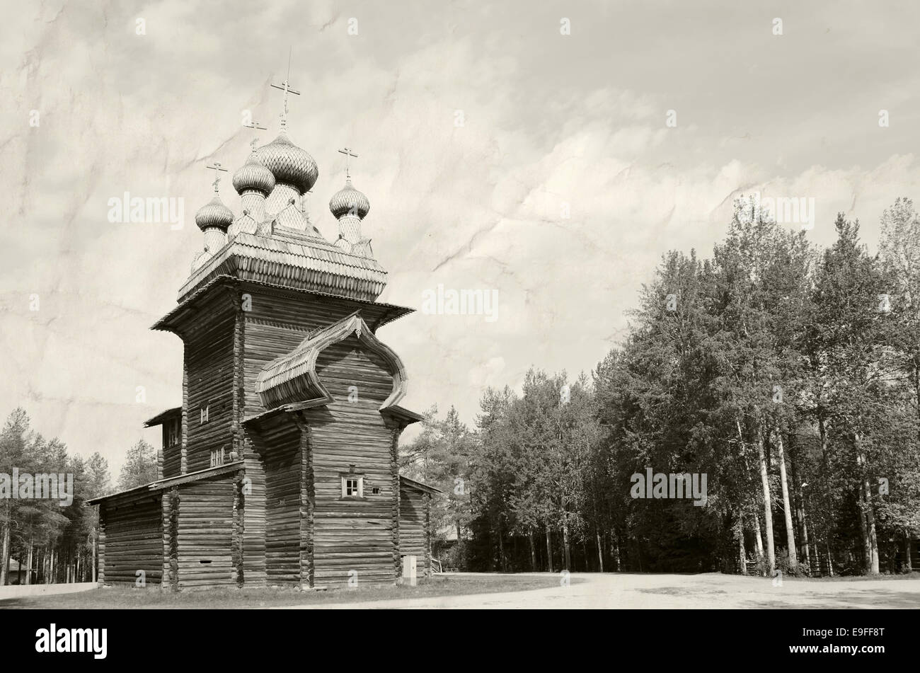 Églises en bois Banque D'Images