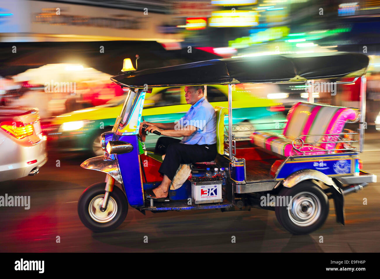 Taxi de Bangkok Banque D'Images