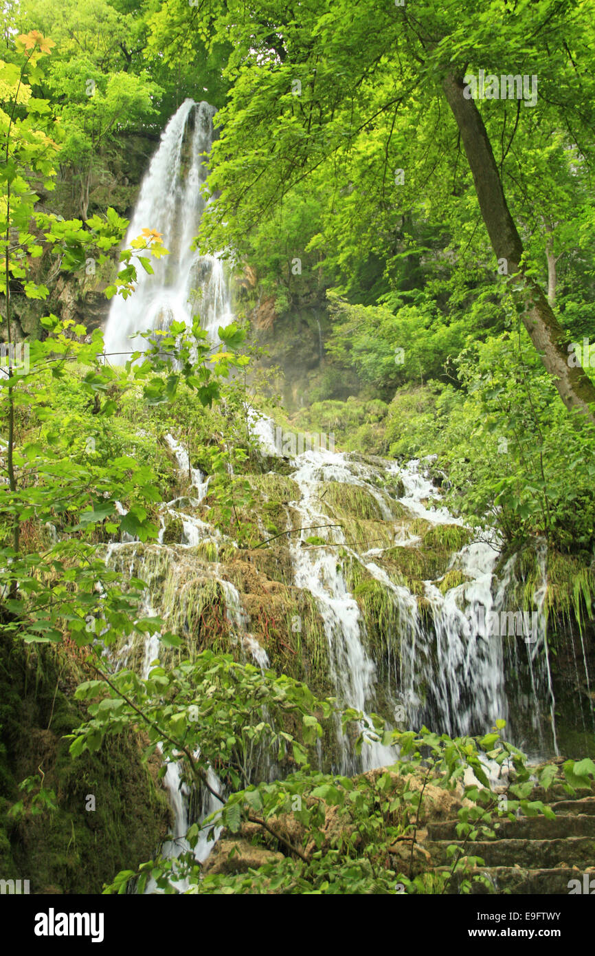 Cascade de Bad Urach, Allemagne Banque D'Images